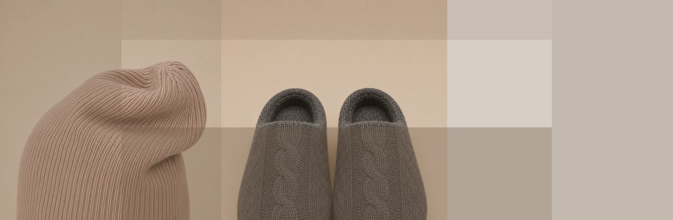 Luxury Cashmere Accessories collection banner