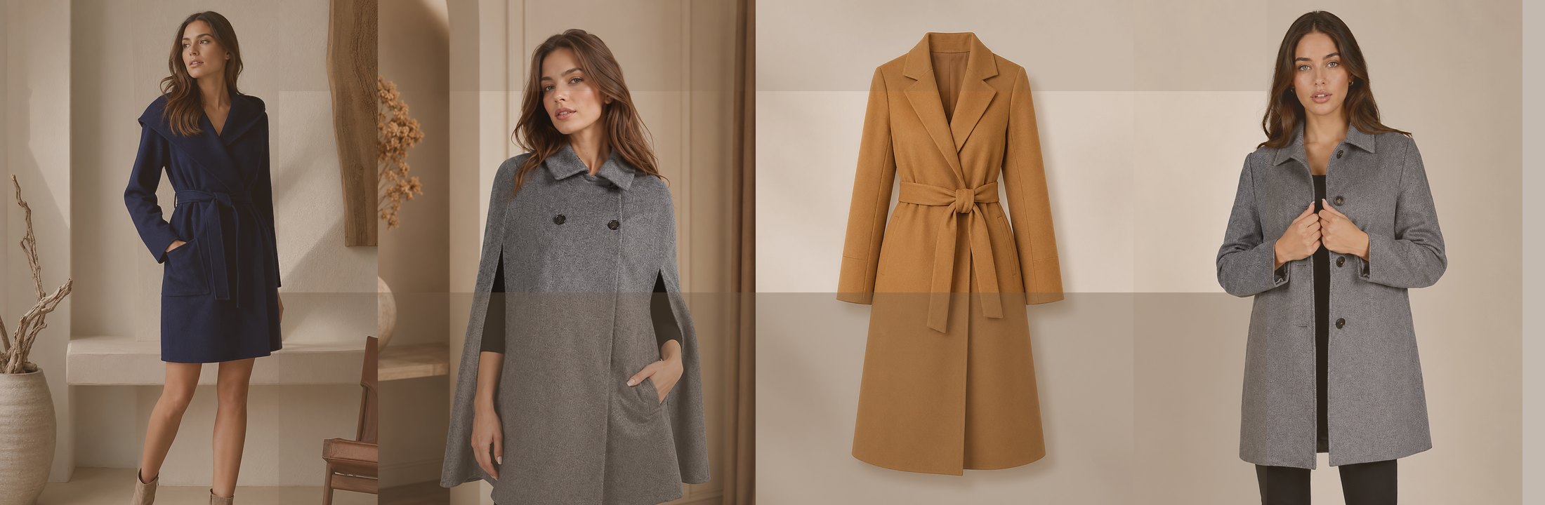 Women's Cashmere Coats collection banner