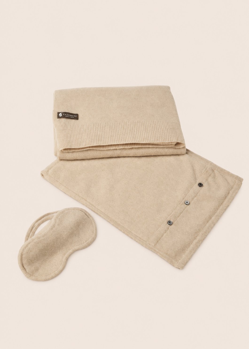 Cashmere Travel Throw Set