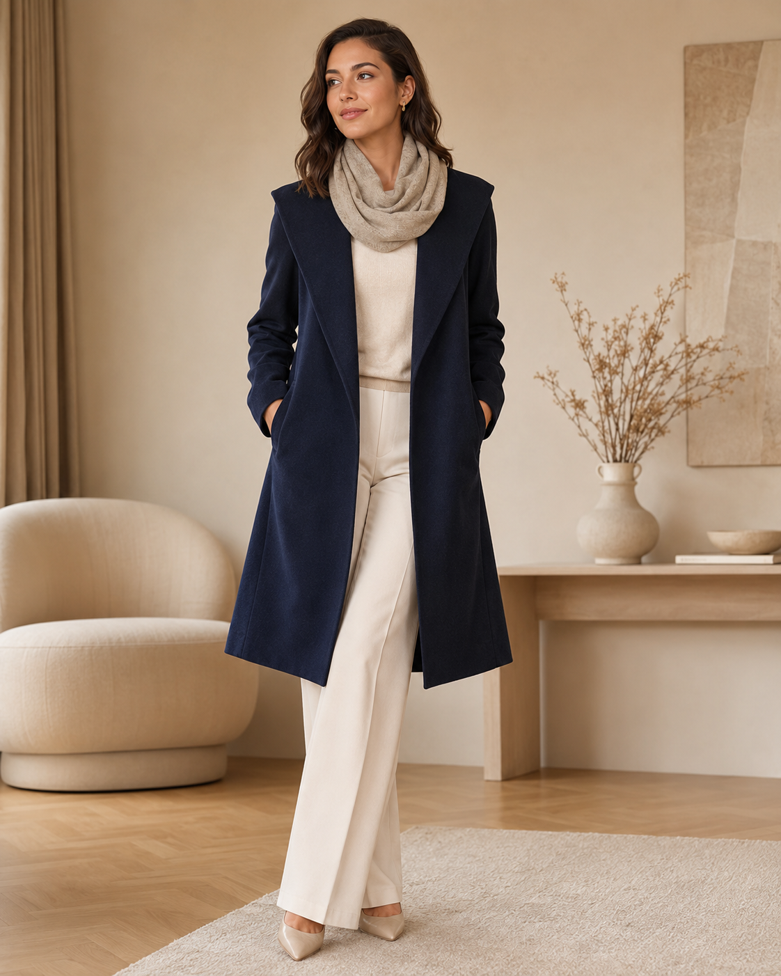 Pure Cashmere Infinity Scarf-Unisex