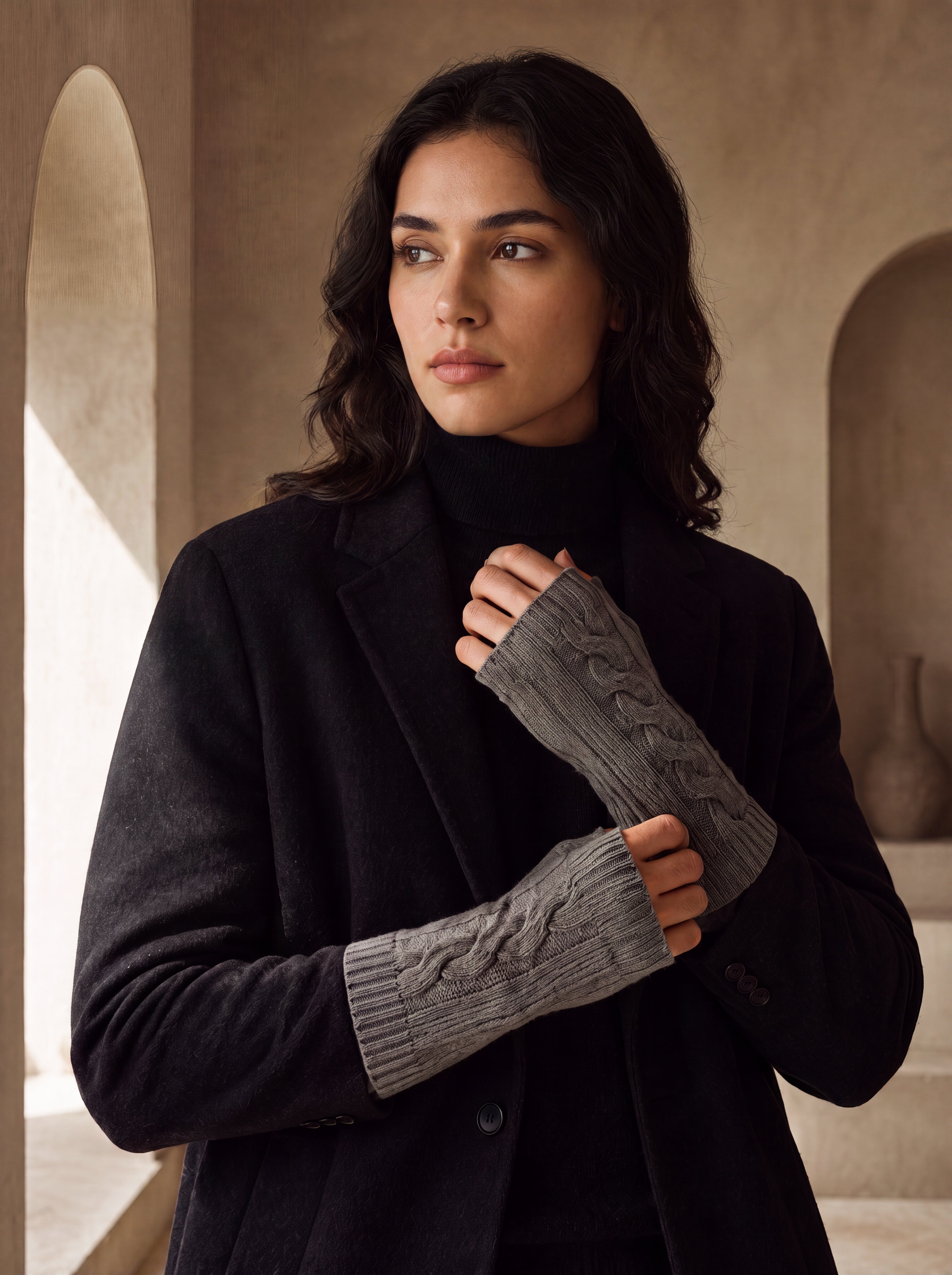 Pure Cashmere Wristlet