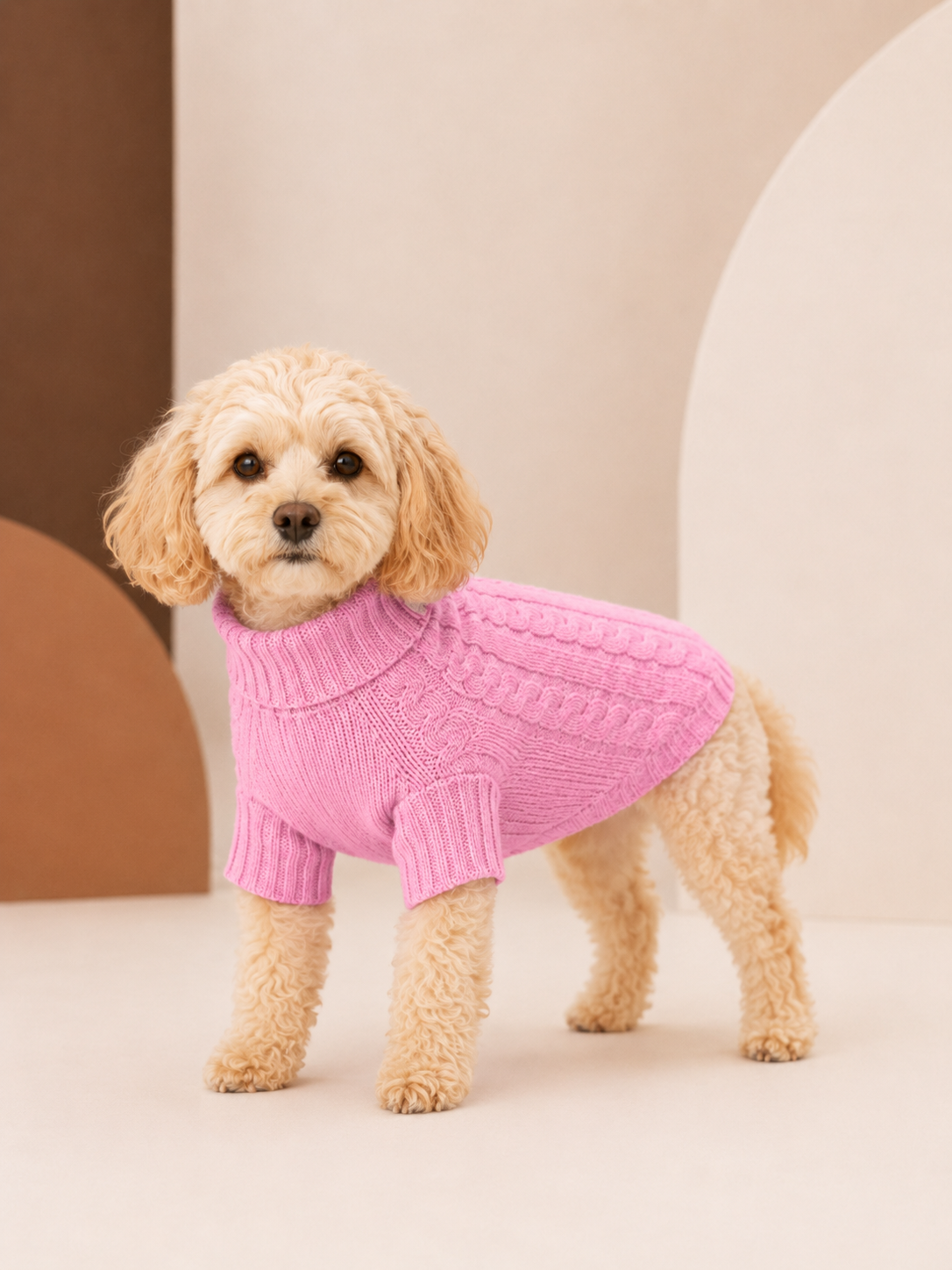 Cashmere Pet Sweater with Sleeves for Dogs & Cats