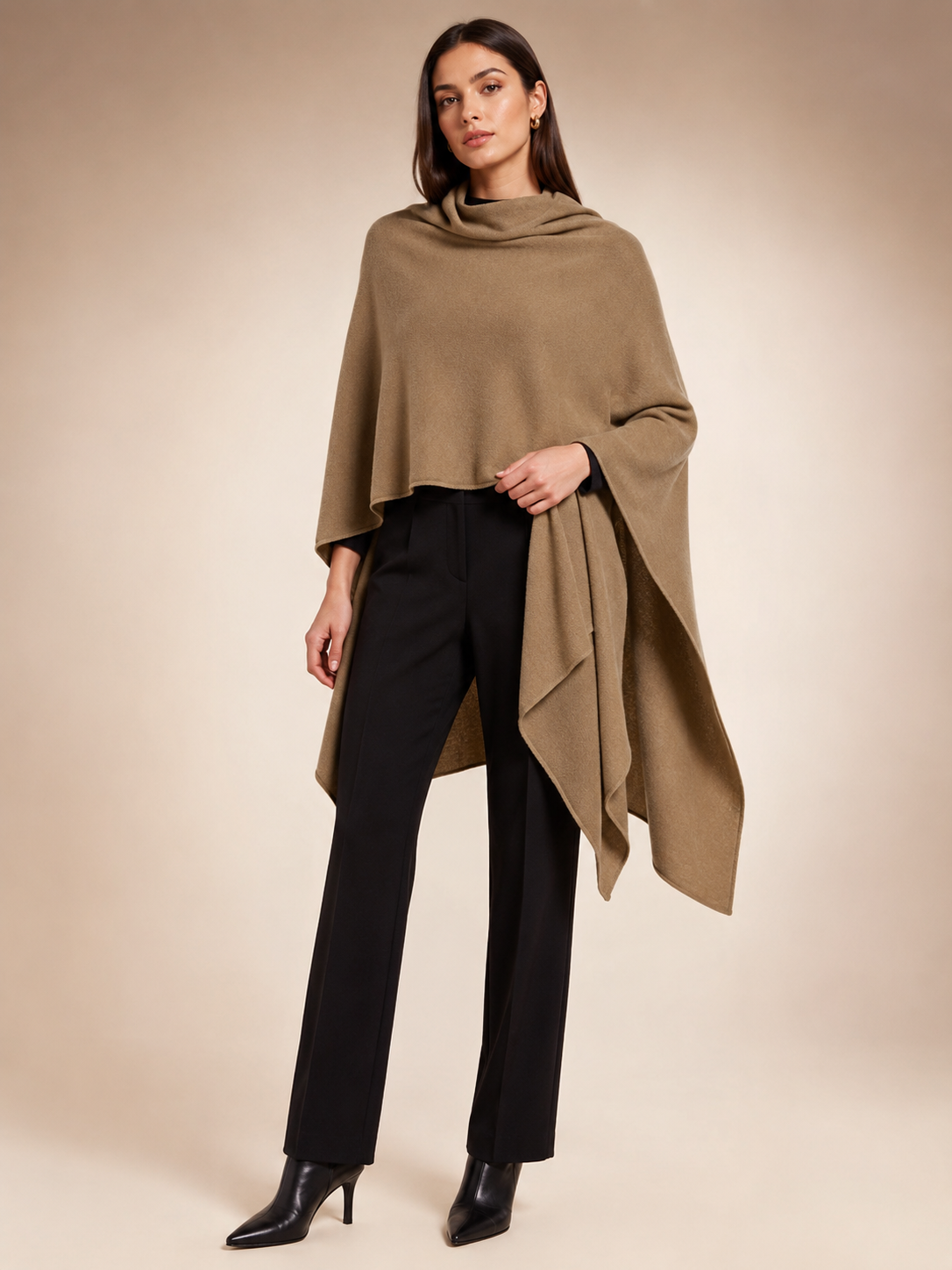 Pure Cashmere Ruana Shawl