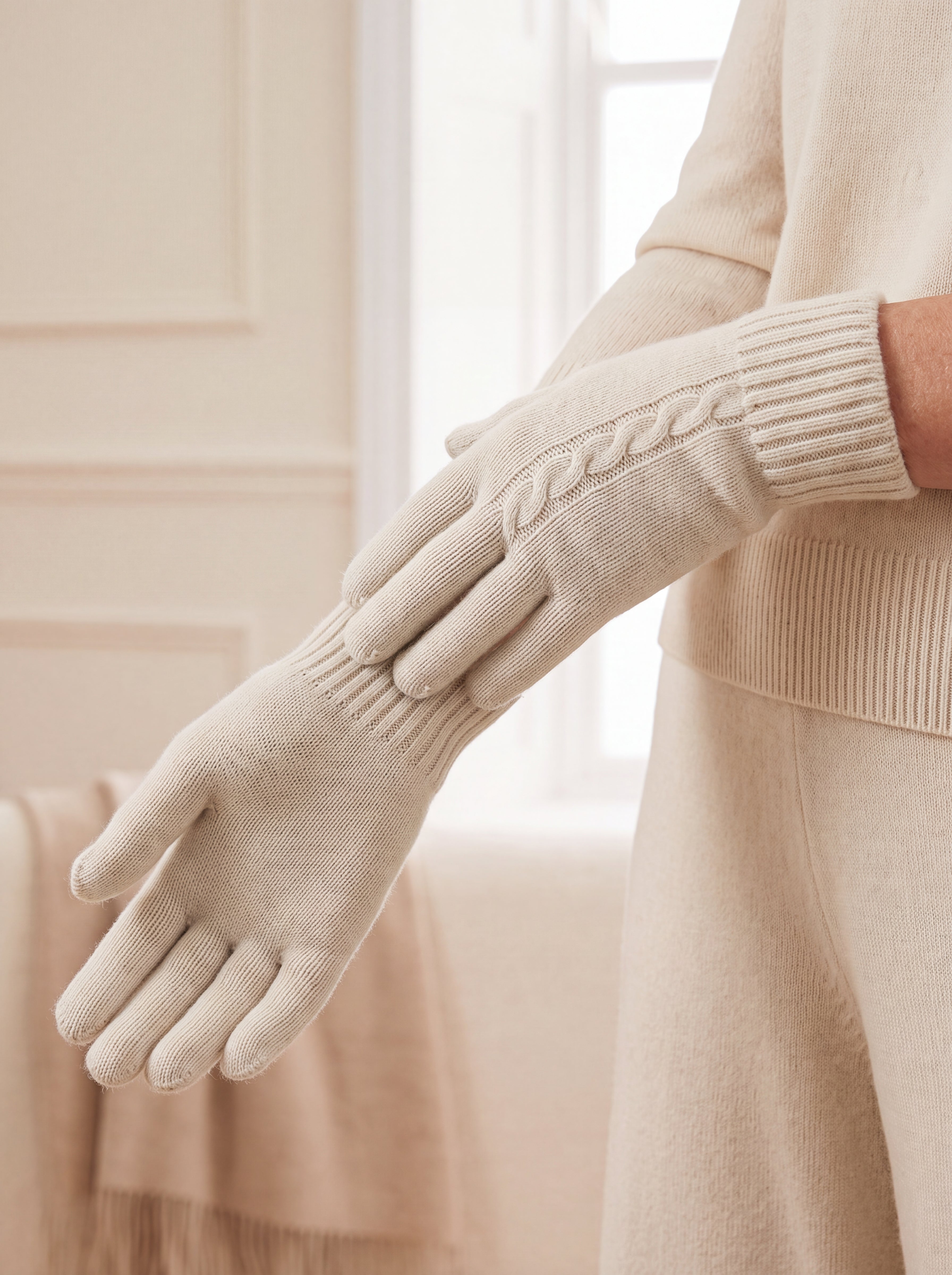 Pure Cashmere Unisex Gloves
