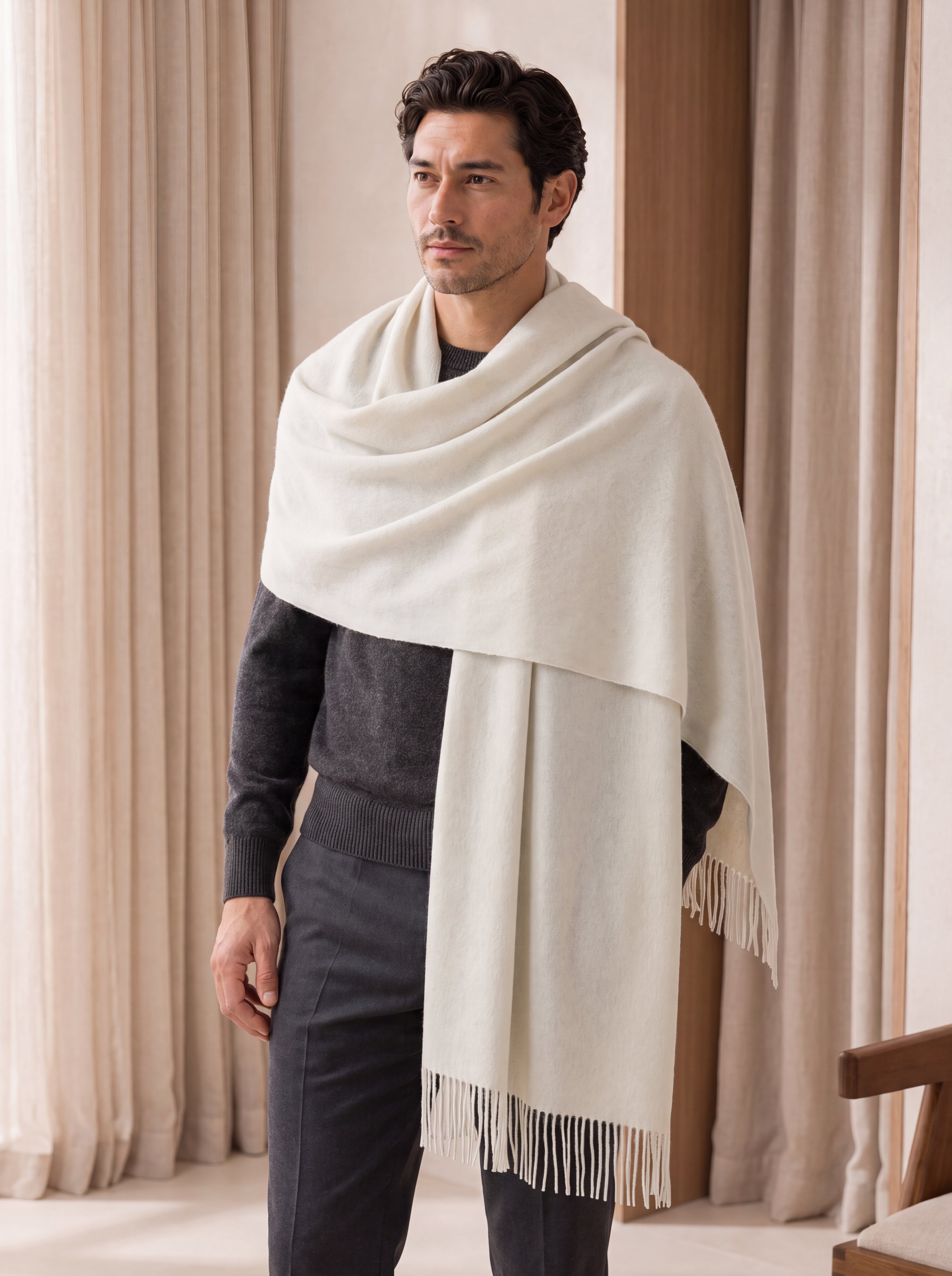Pure Cashmere Throw (28" x 69")