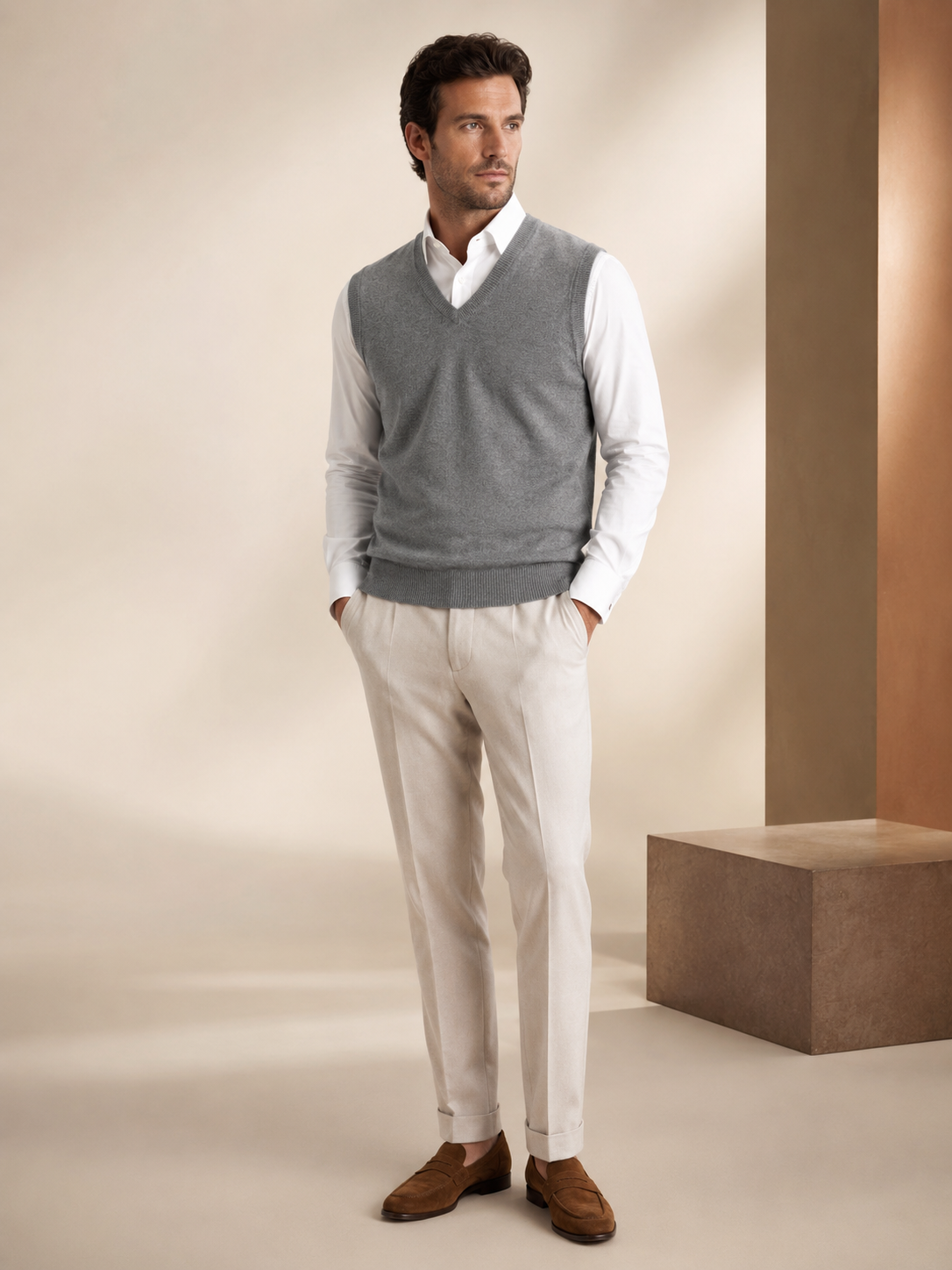 Men's Cashmere Vest