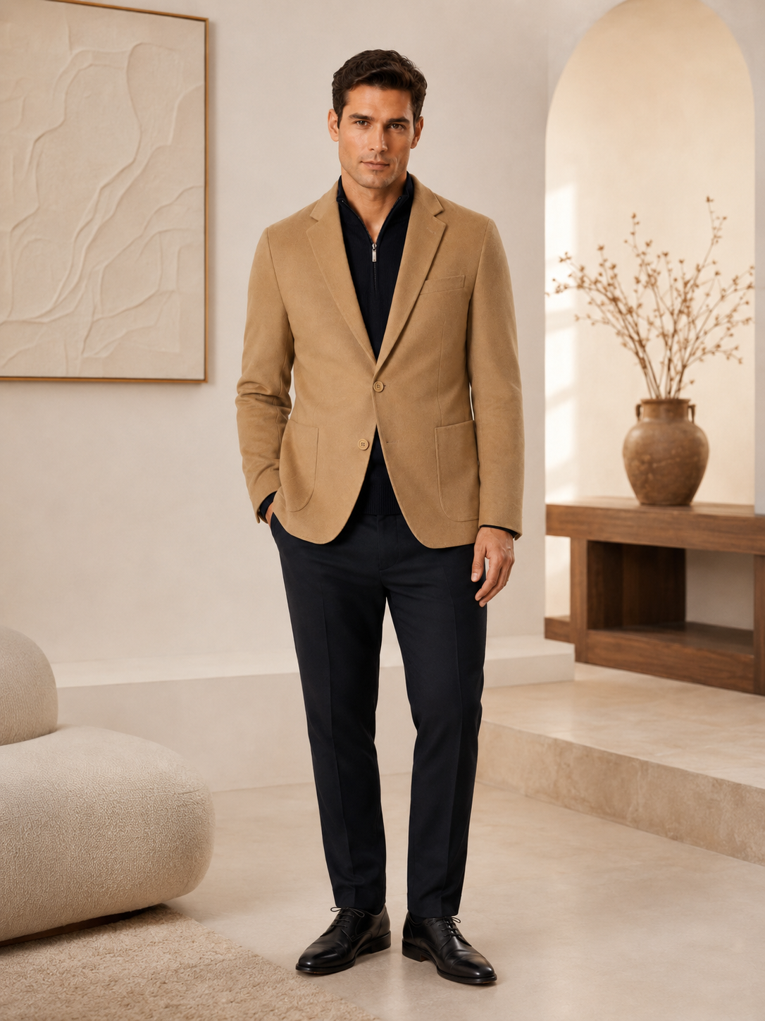 Cashmere Sport Coat for Men
