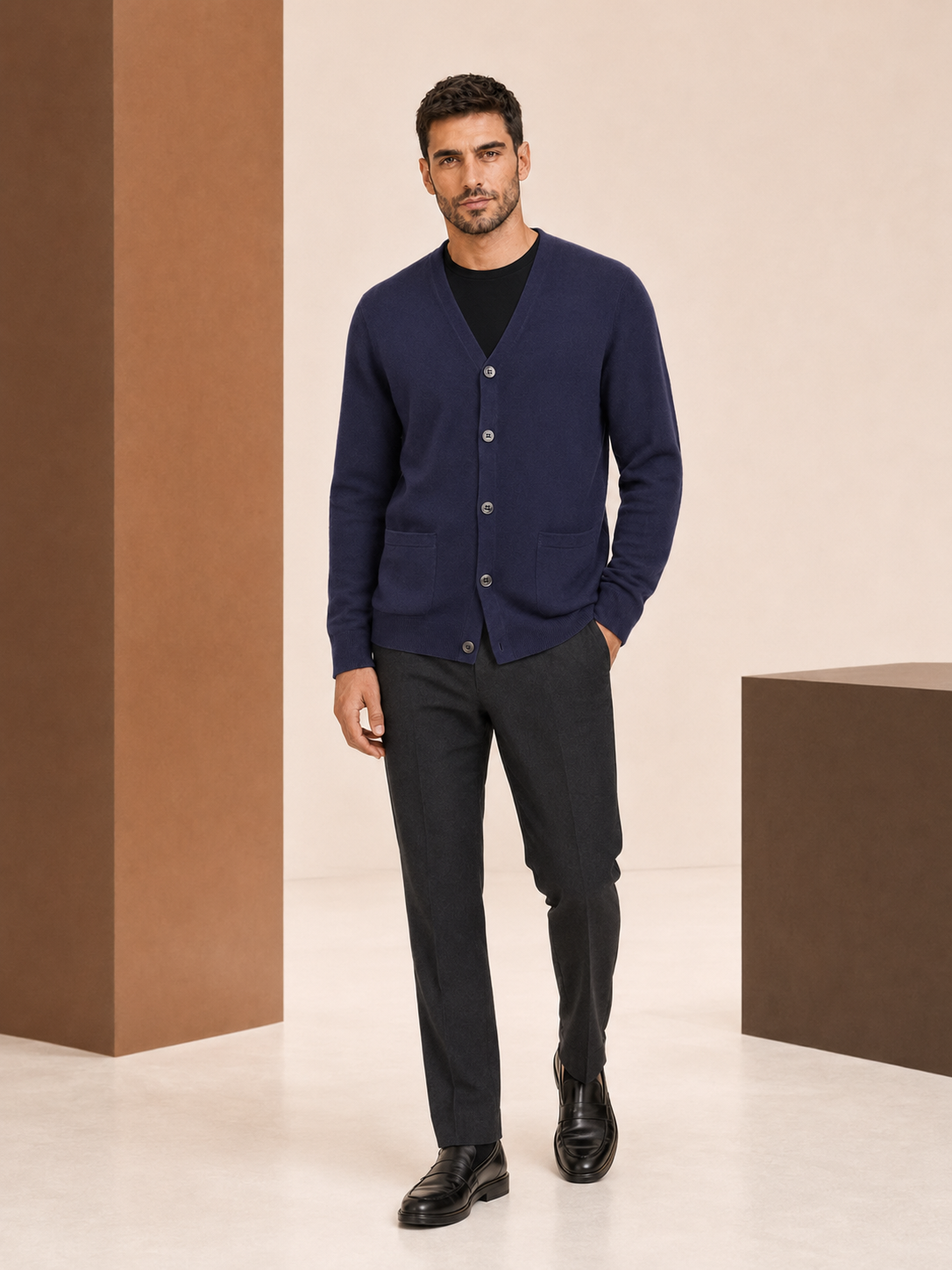 Men's Cashmere Cardigan