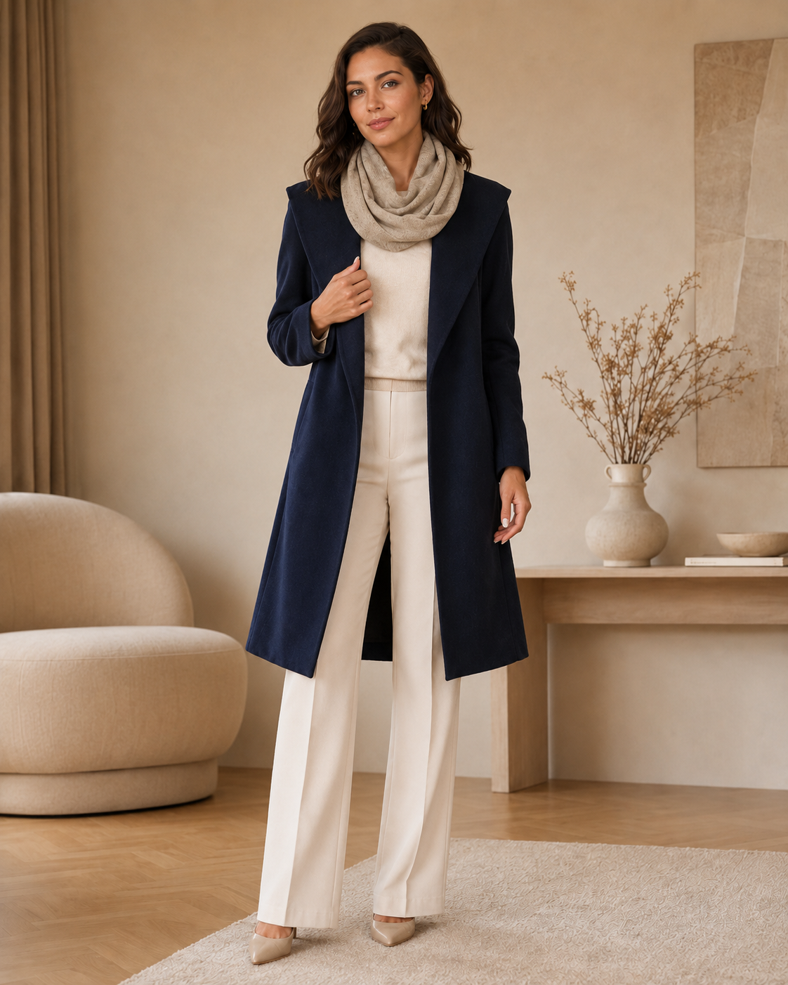 Pure Cashmere Infinity Scarf-Unisex