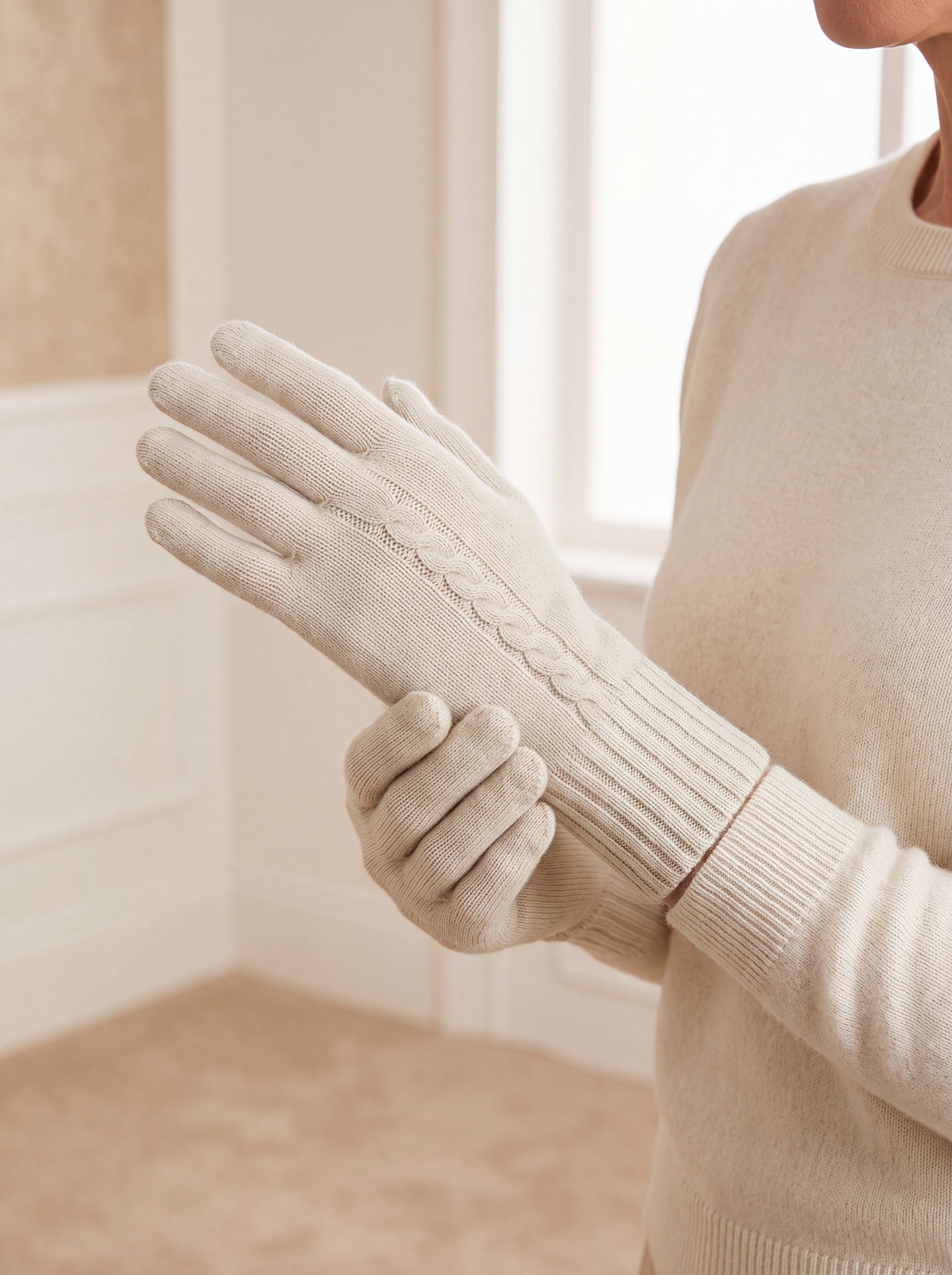 Pure Cashmere Unisex Gloves