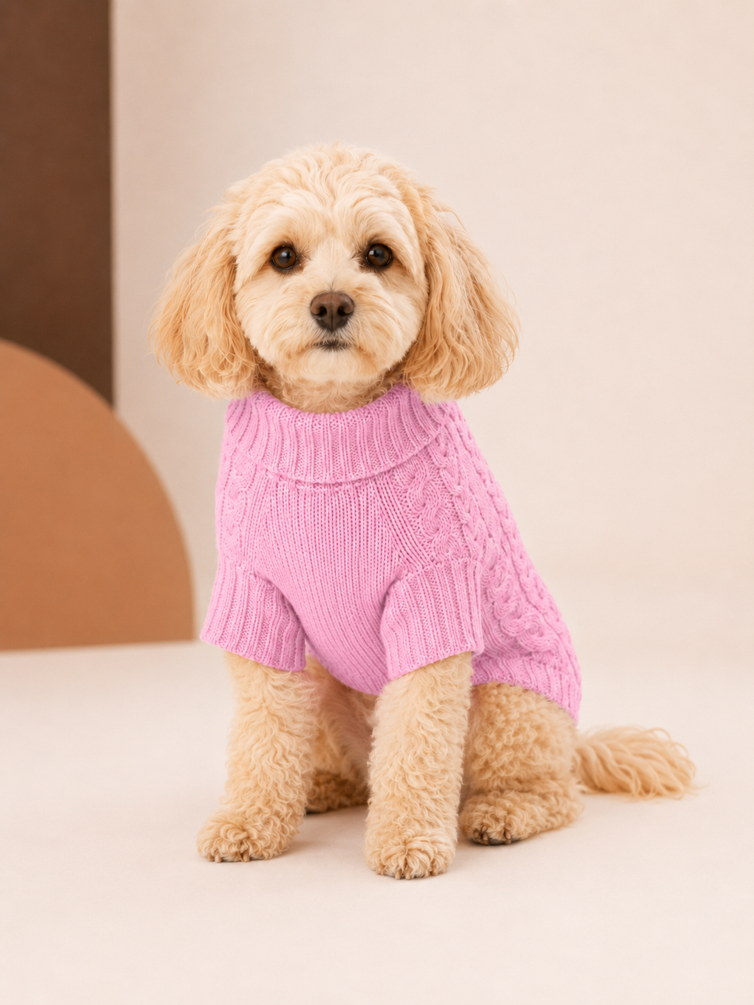 Cashmere Pet Sweater with Sleeves for Dogs & Cats