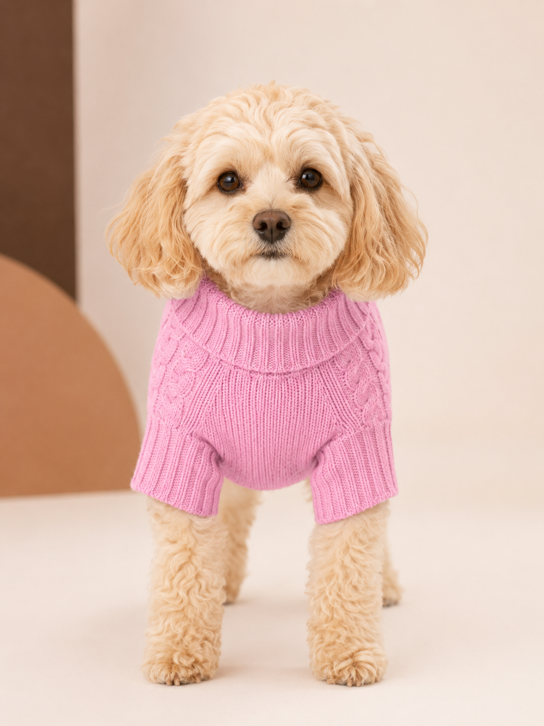 Cashmere Pet Sweater with Sleeves for Dogs & Cats