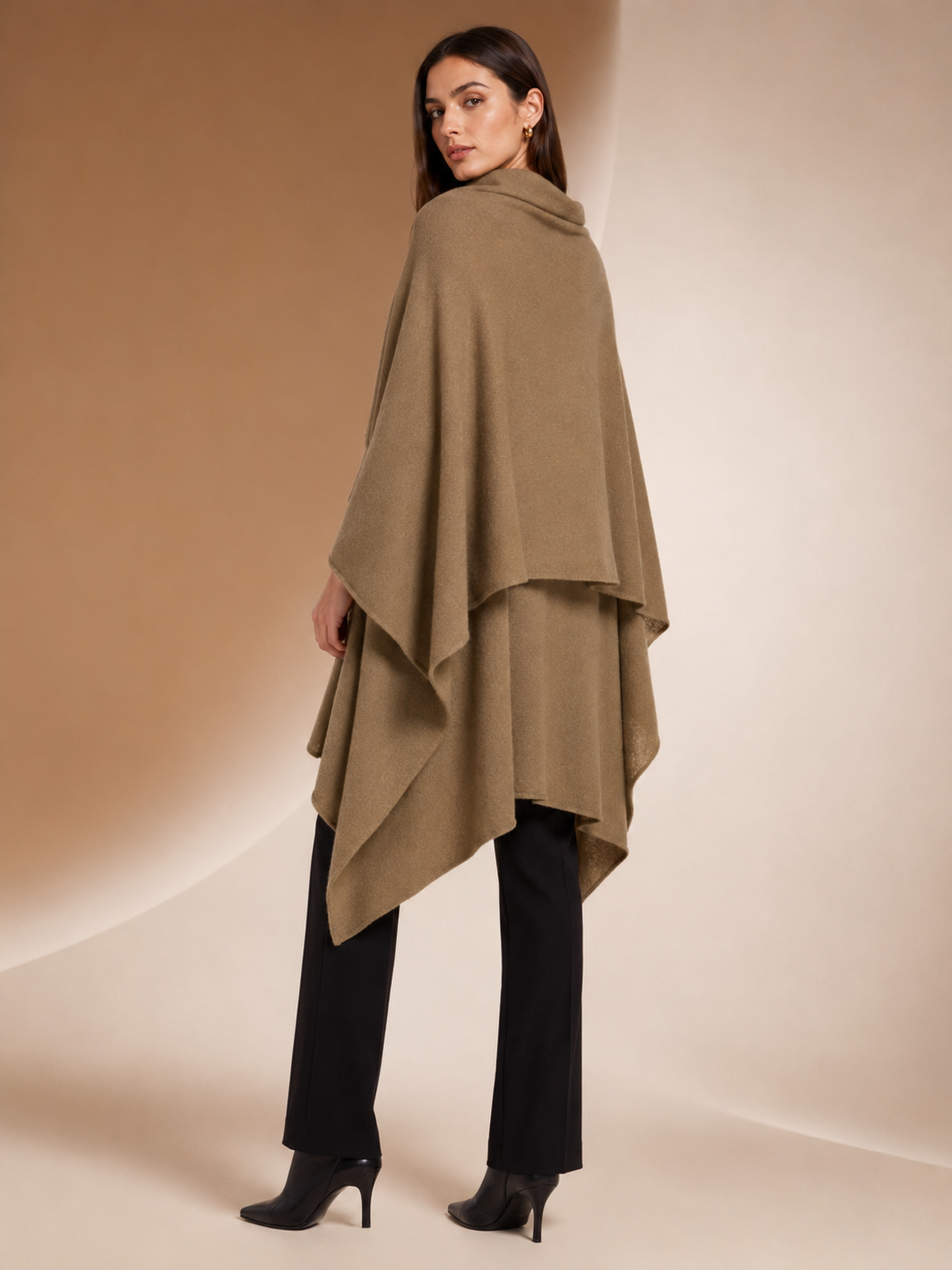 Pure Cashmere Ruana Shawl