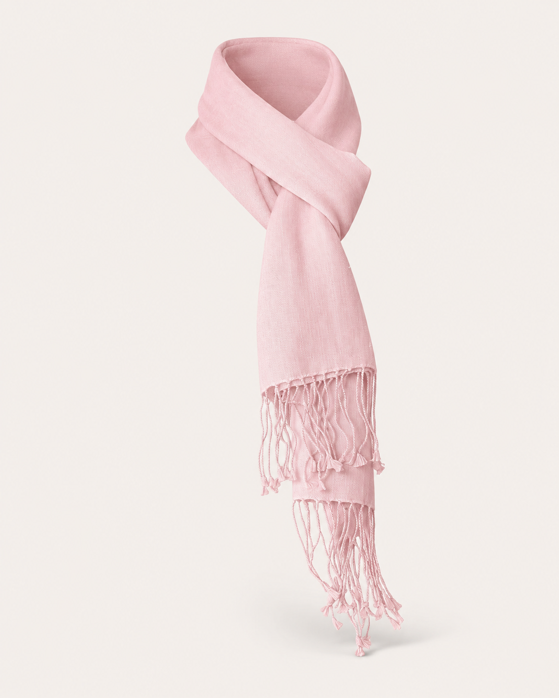 Cashmere and Silk Scarf - Rose Petal Pink