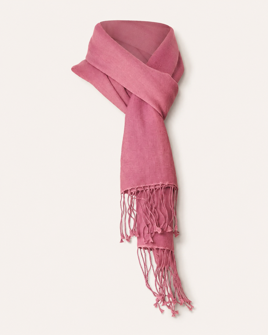 Cashmere and Silk Scarf - Raspberry Sorbet