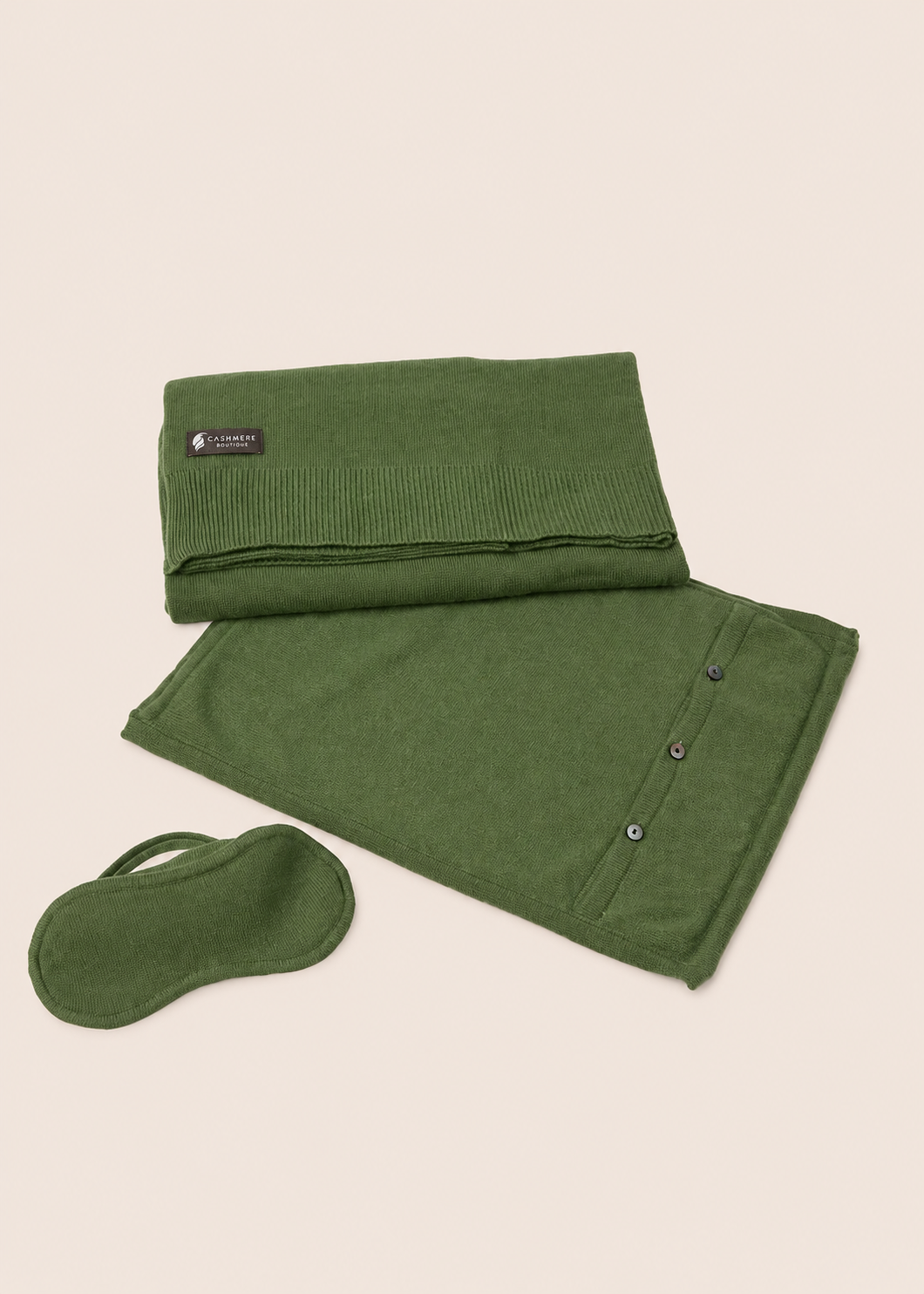 Cashmere Travel Throw Set