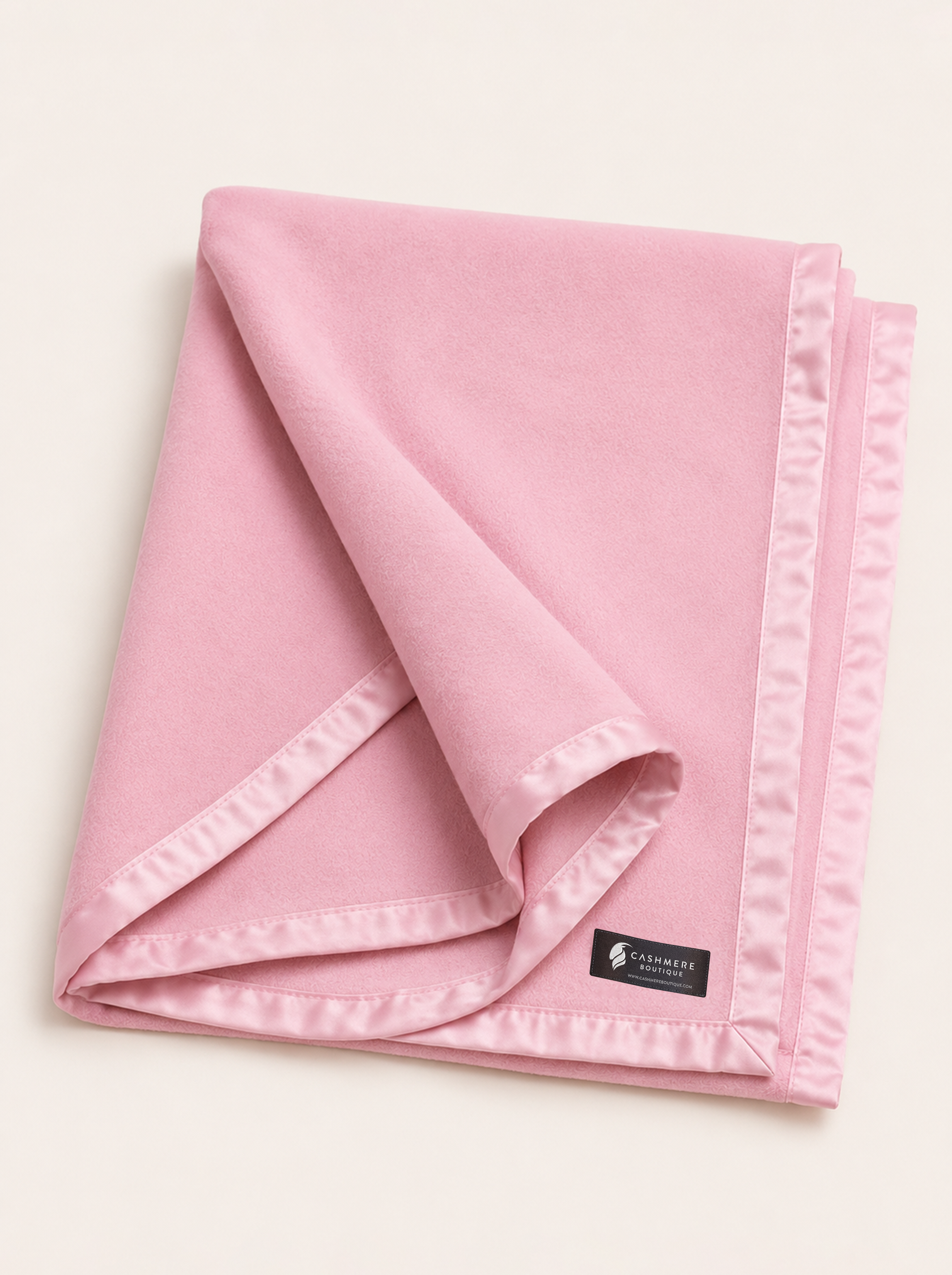 Pure Cashmere Baby Blanket in Baby Pink