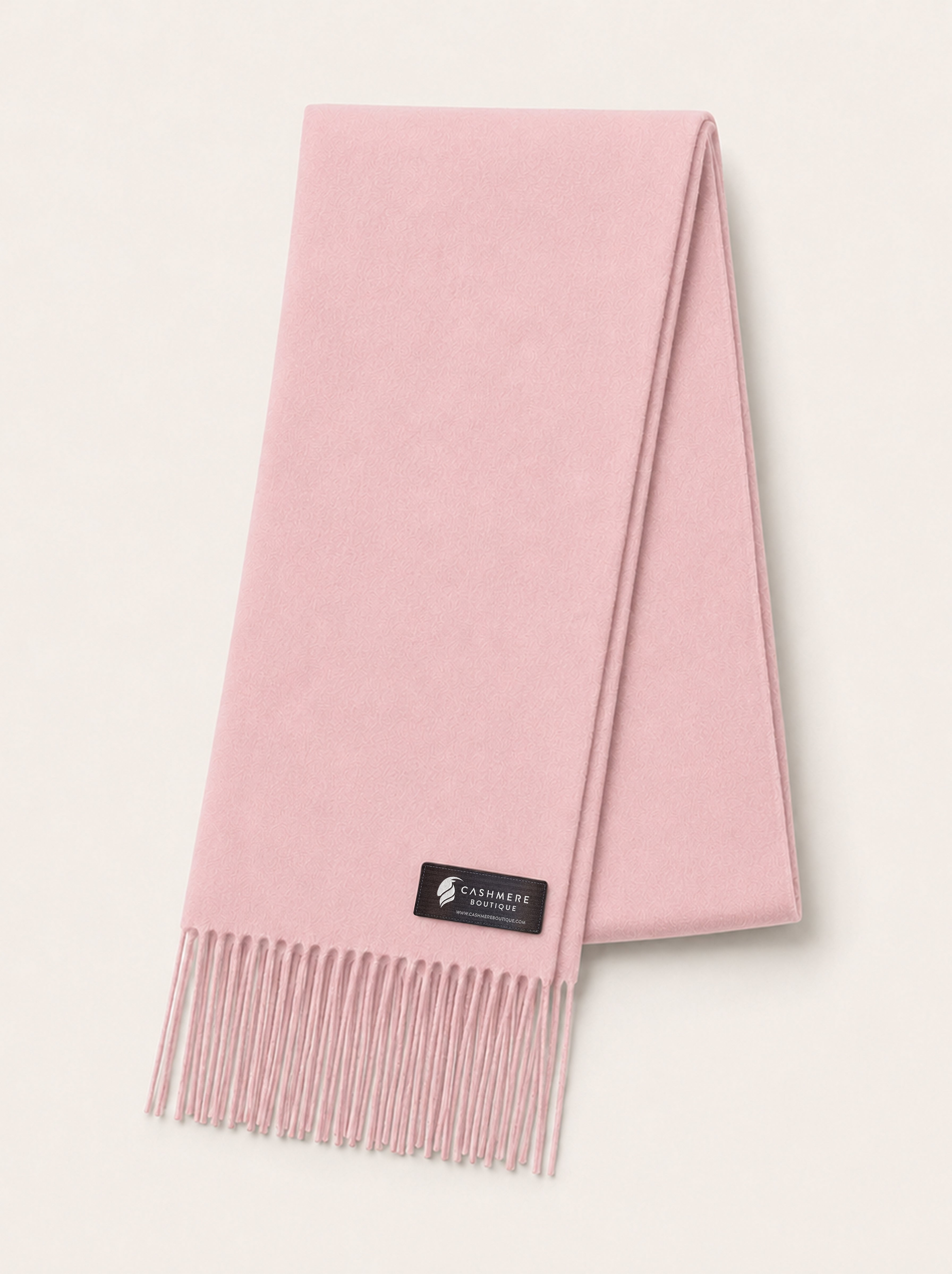 Pure Cashmere Unisex Scarf - Rose Petal Pink