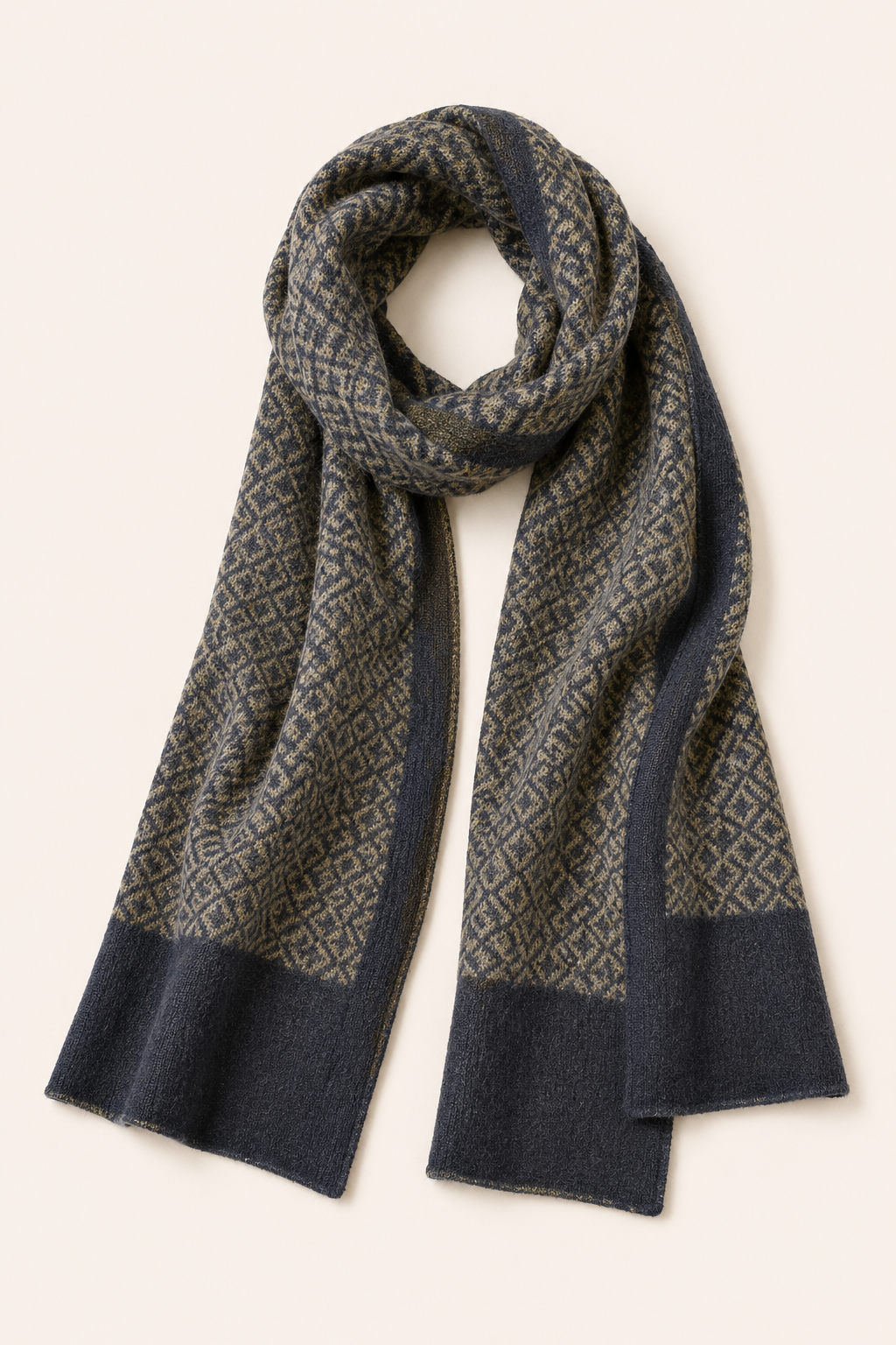 Pure Cashmere Diamond Scarf - new_02_gallery