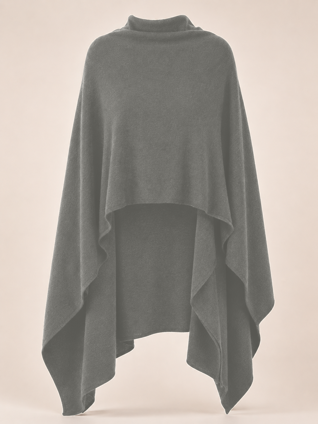 Pure Cashmere Ruana Shawl - (Camel)