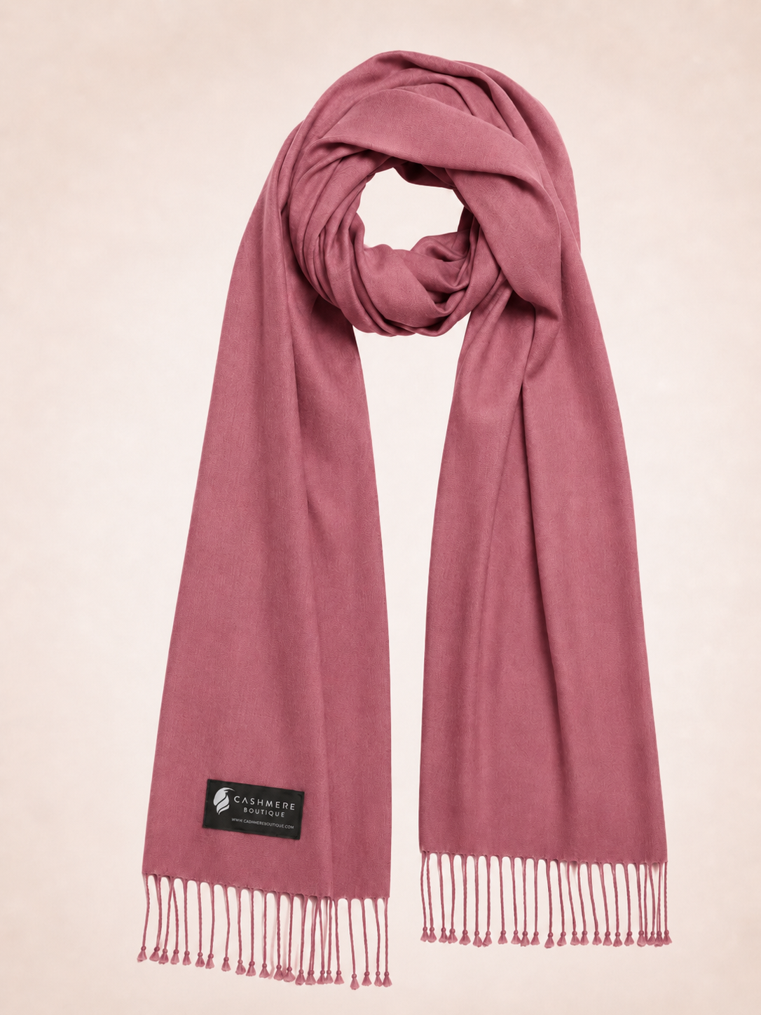 Pashmina and Silk Shawl - Raspberry Sorbet