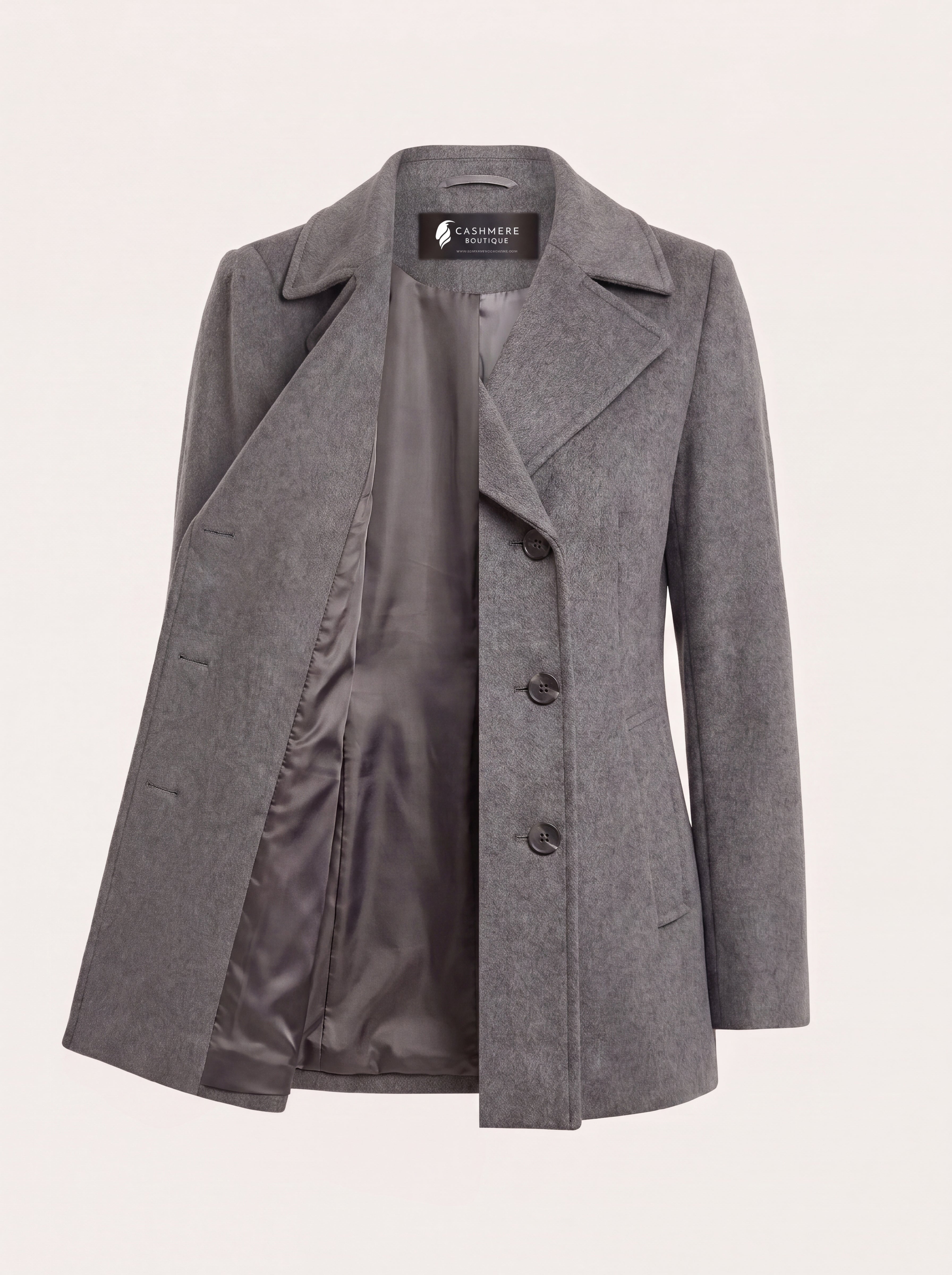 Women's Pure Cashmere Pea Coat
