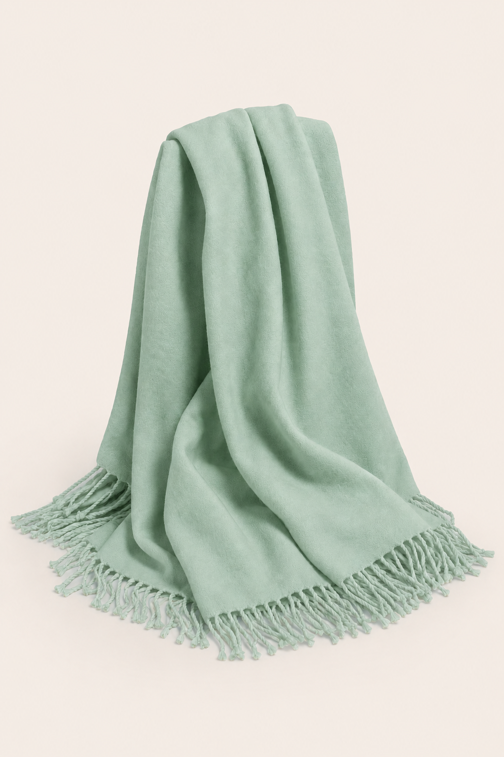 Pure Cashmere Throw (60" x 80") - Sage Green