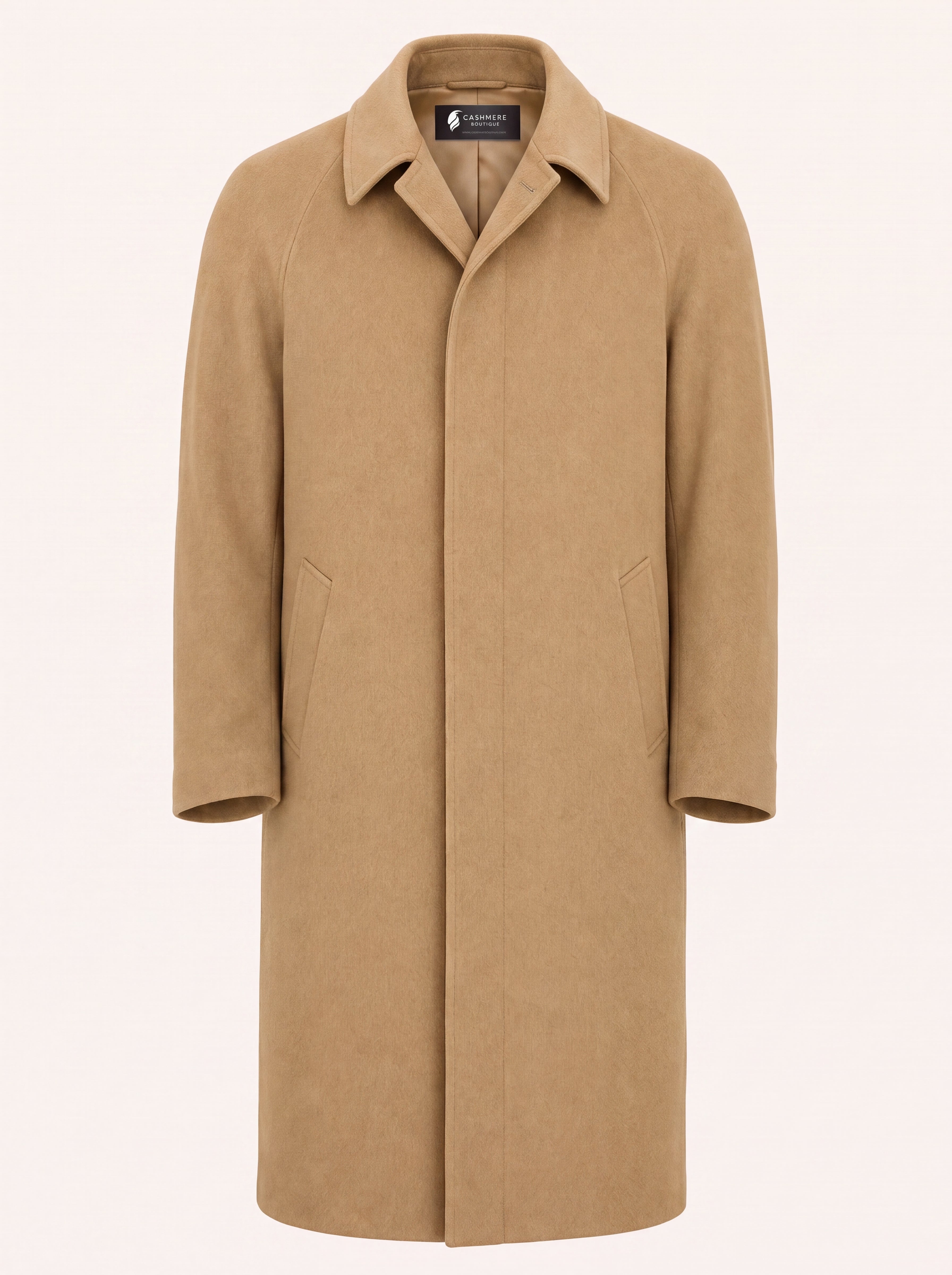 Men's Full Length Cashmere Blend Overcoat