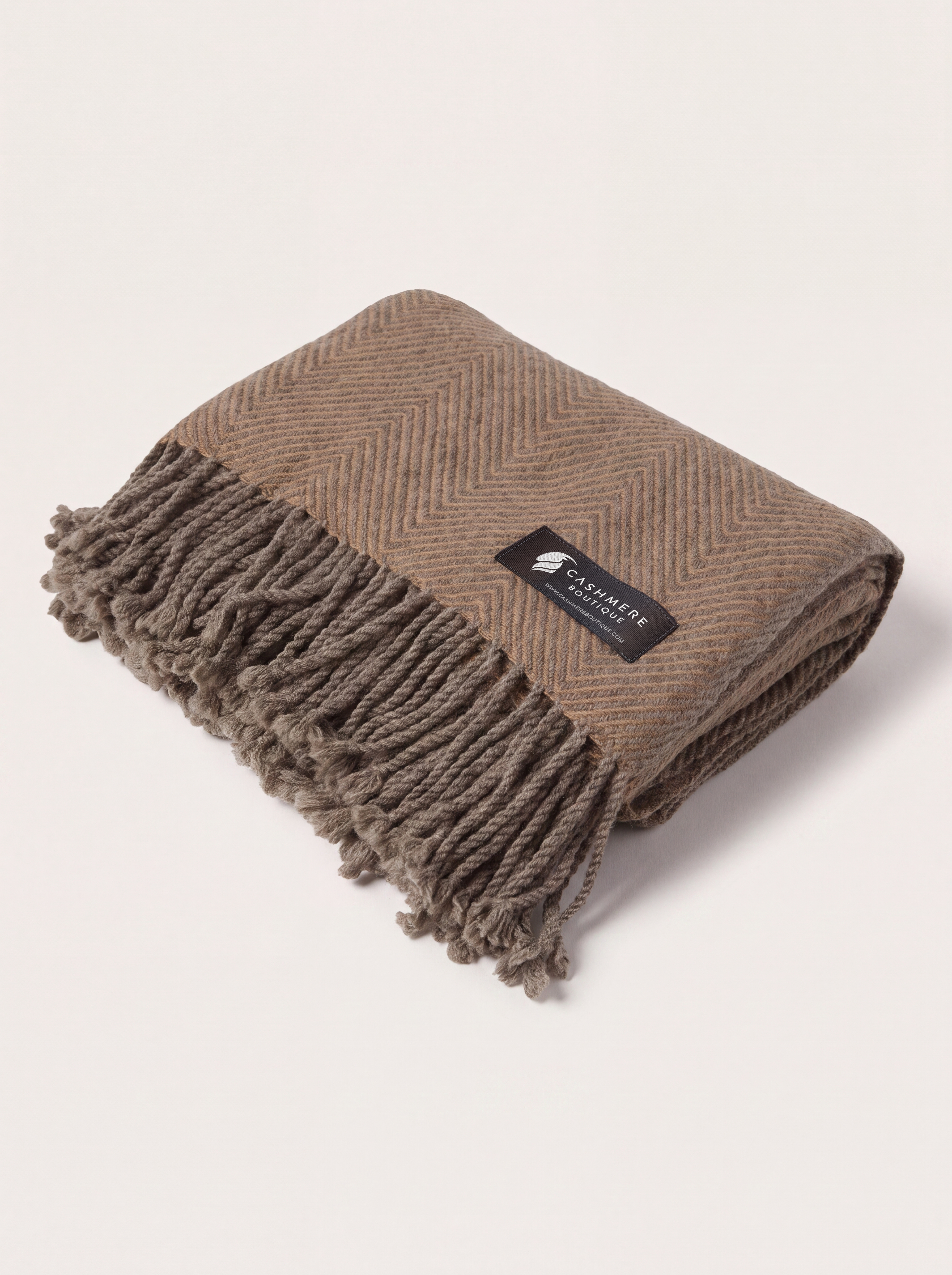 Yak Cashmere and Camel Wool Throw (50" x 70")