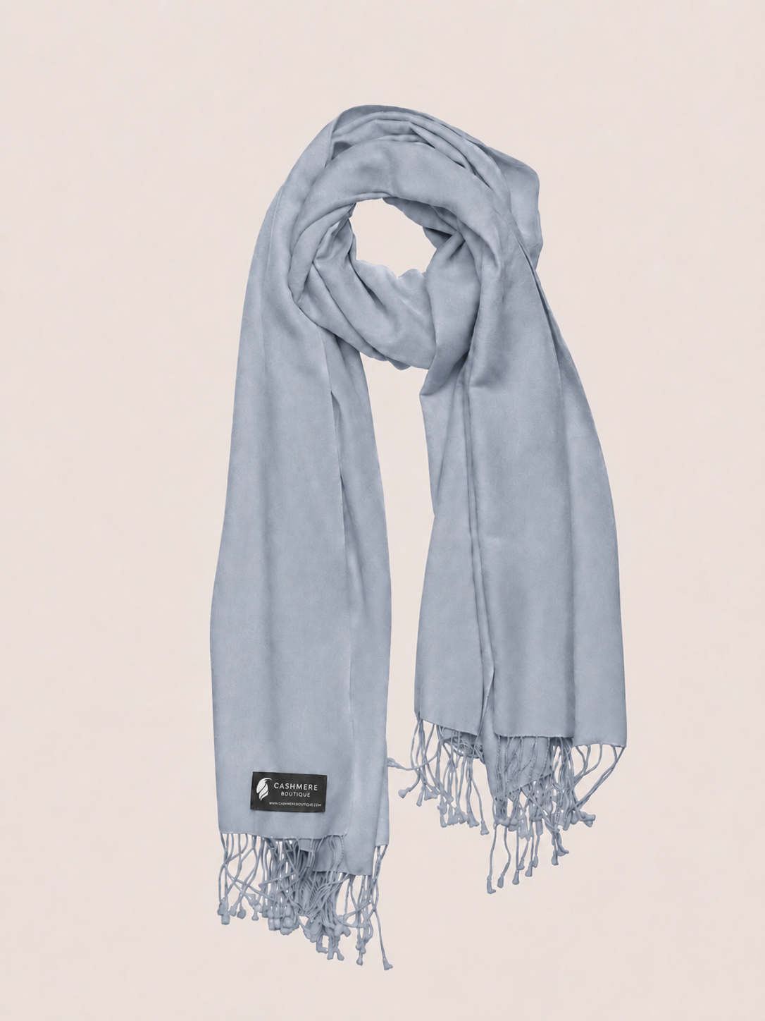 Pashmina and Silk Wrap - Blueee
