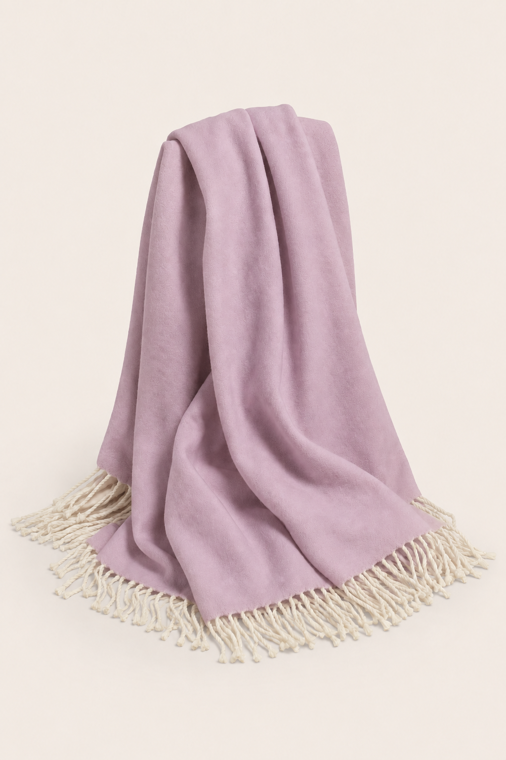 Pure Cashmere Throw (60" x 80") - Faded Lilac