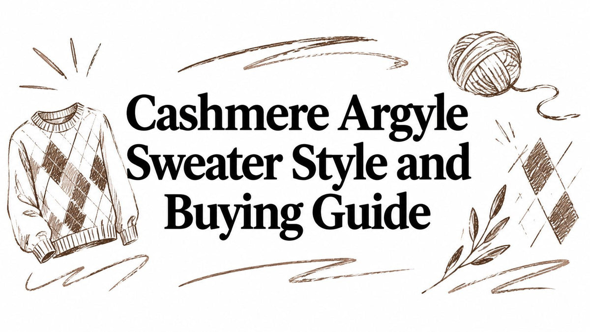 Cashmere Argyle Sweater Style and Buying Guide
