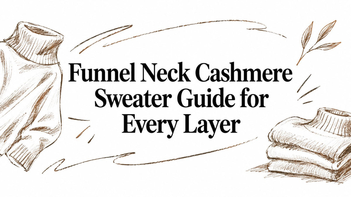 Funnel Neck Cashmere Sweater Guide for Every Layer