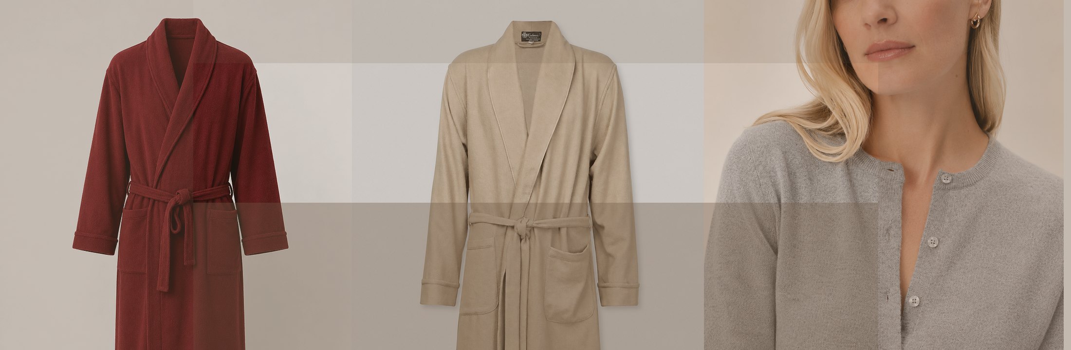 Men's Cashmere Robes collection banner