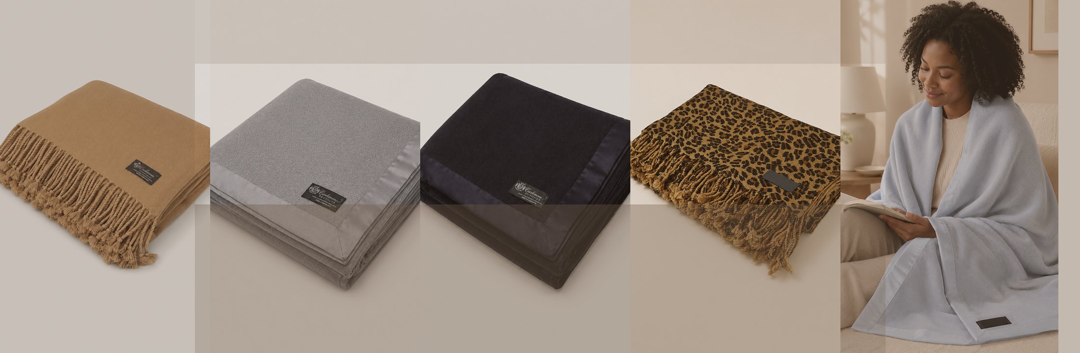 Luxury Cashmere Throws & Blankets collection banner