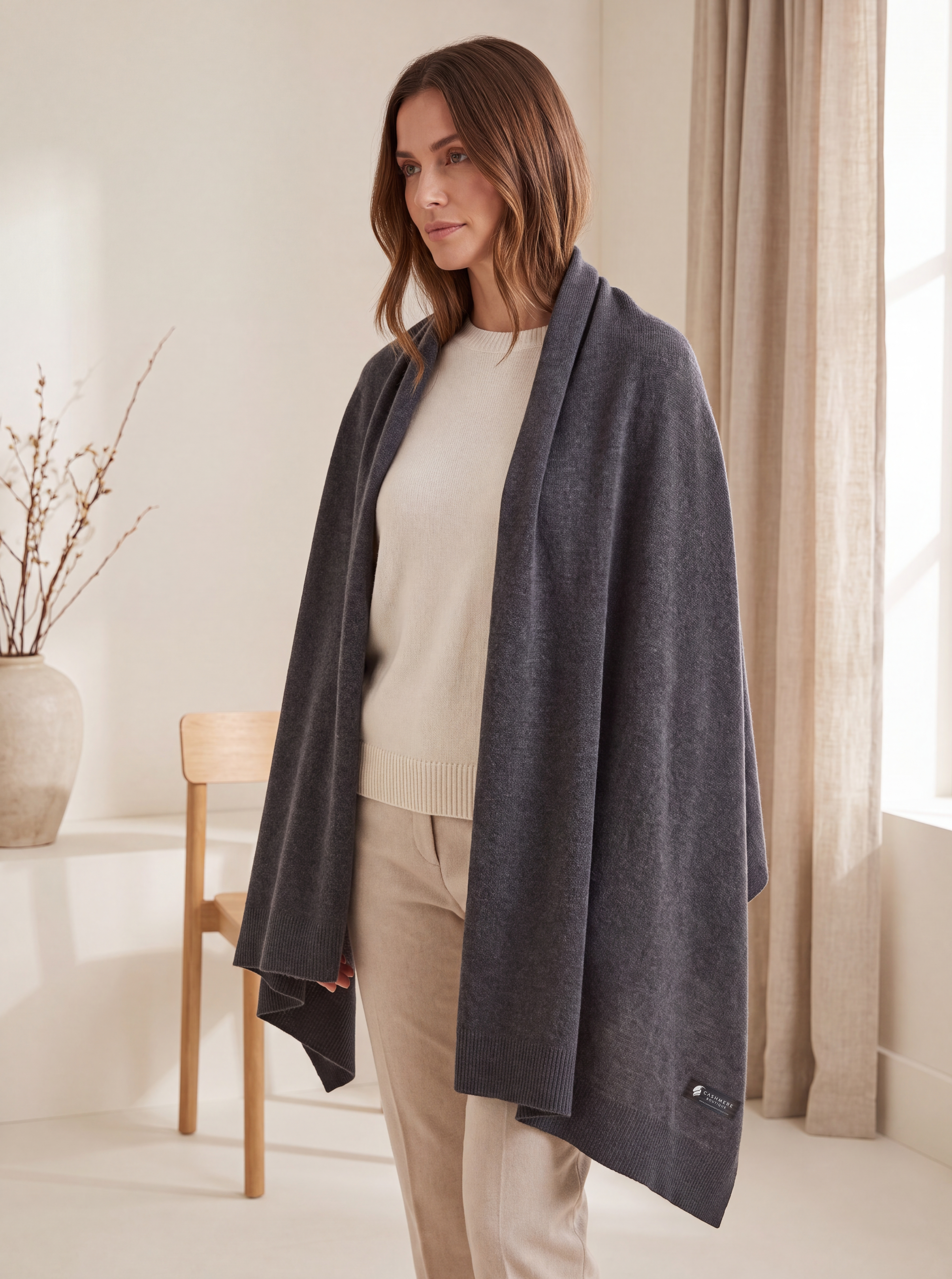 Pure Cashmere Travel Throw