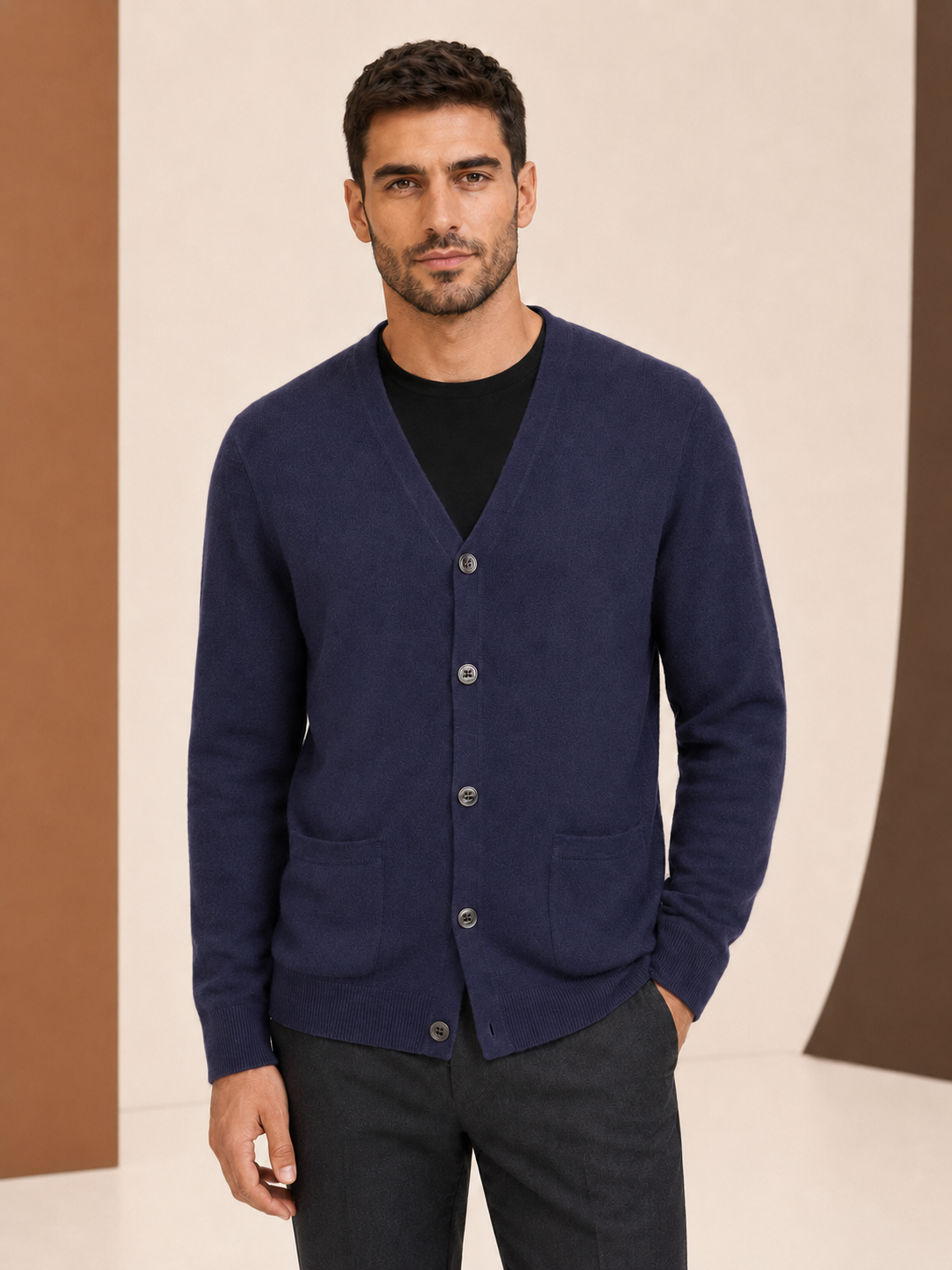 Men's Cashmere Cardigan