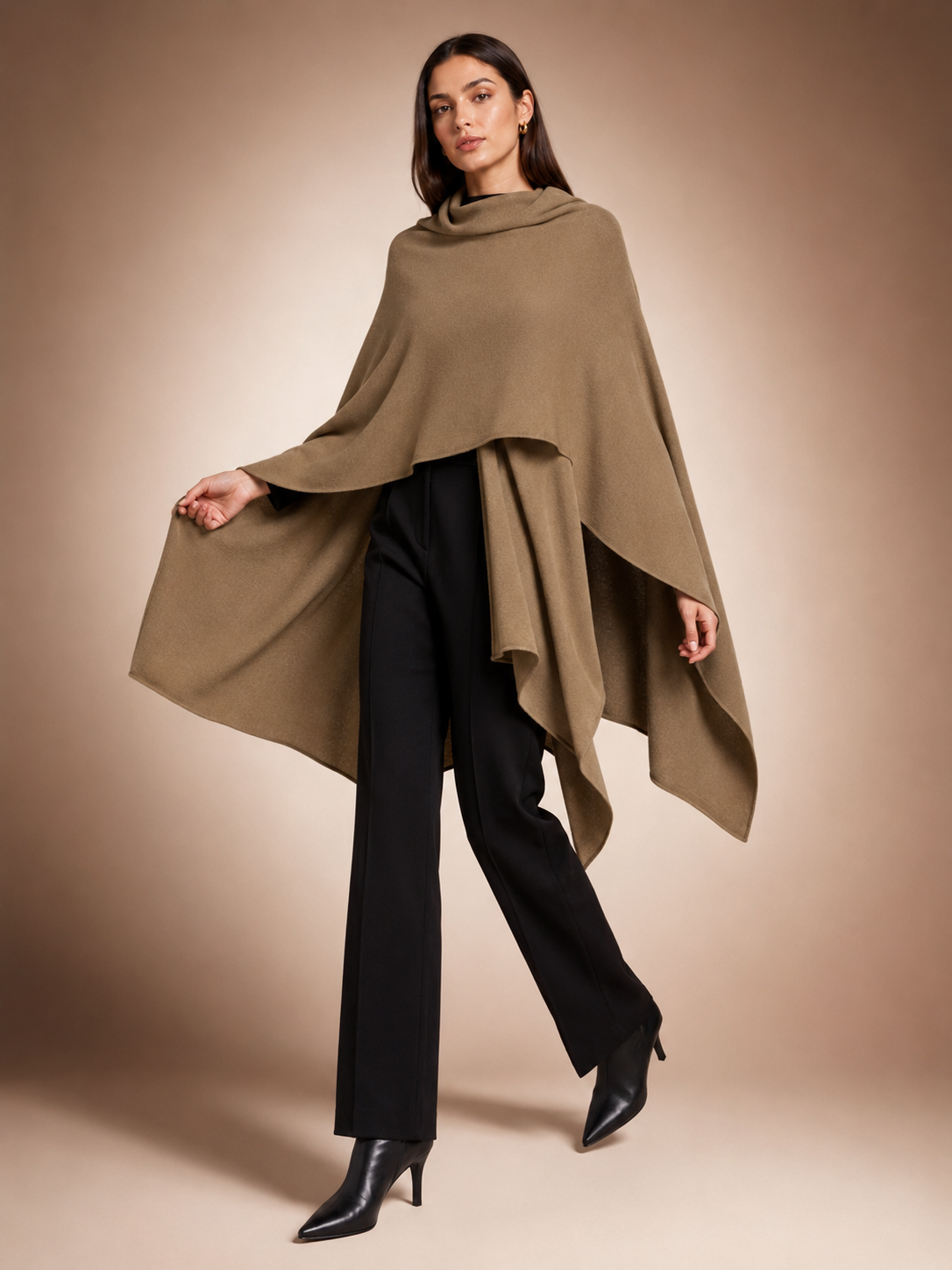 Pure Cashmere Ruana Shawl