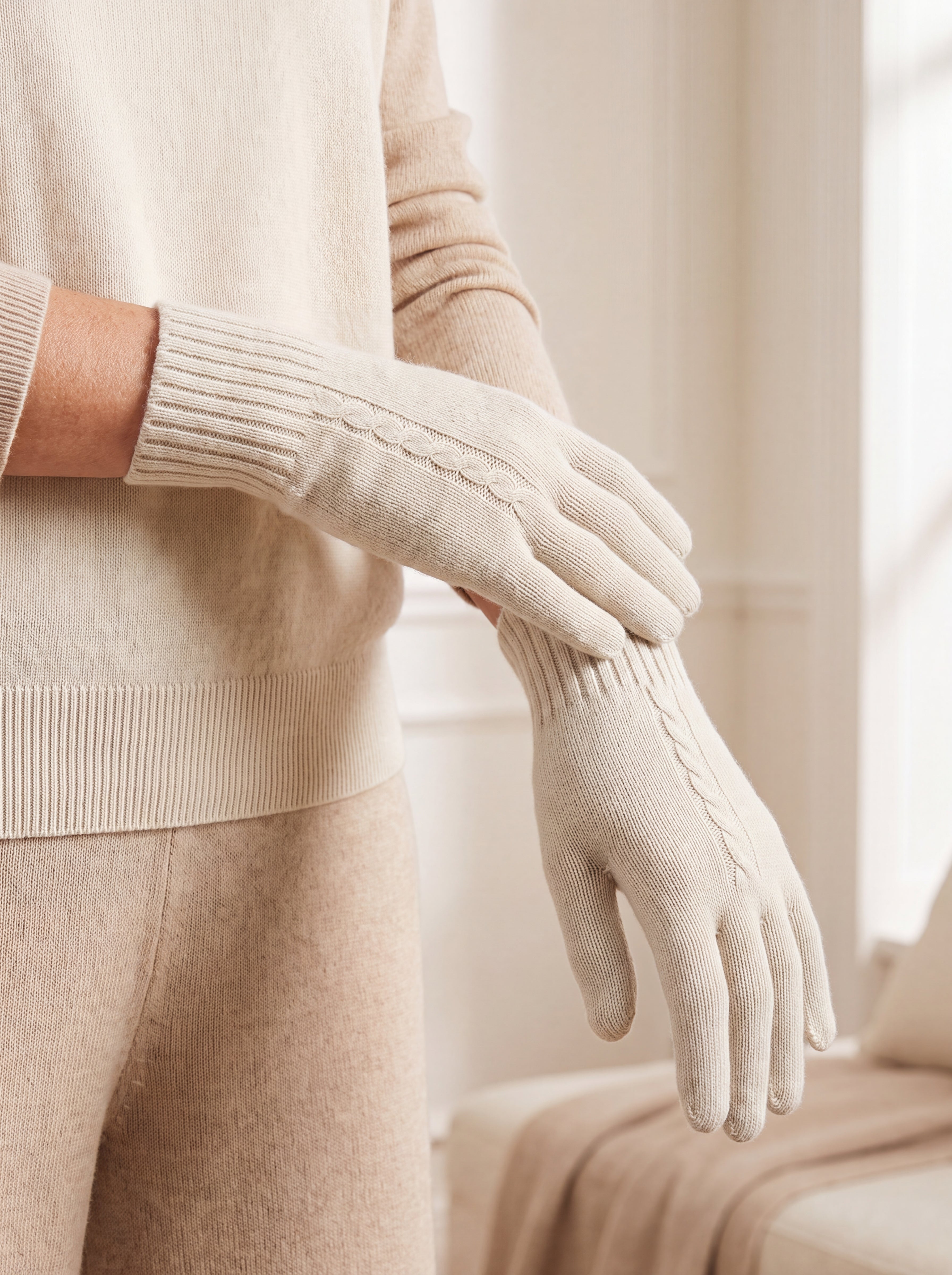 Pure Cashmere Unisex Gloves