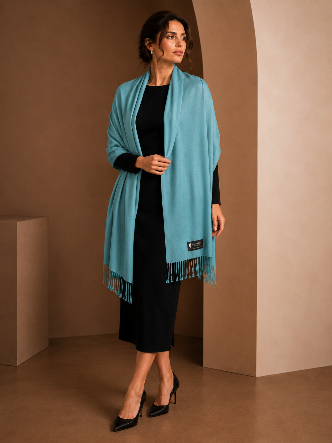 Pashmina and Silk Wrap