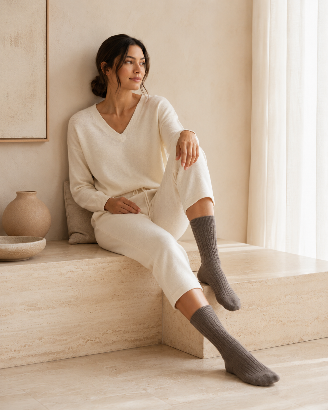 Pure Cashmere Unisex Socks