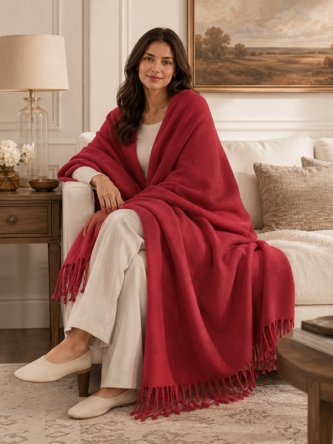 Pure Cashmere Throw (60" x 80")