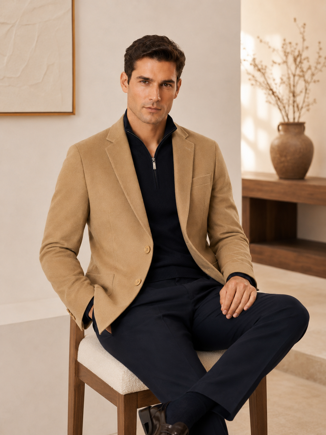 Cashmere Sport Coat for Men