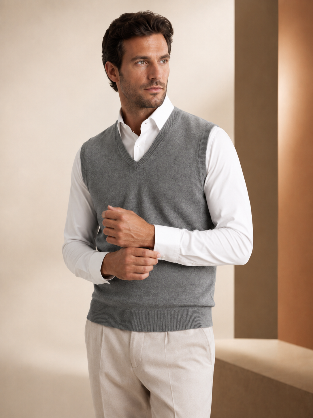 Men's Cashmere Vest
