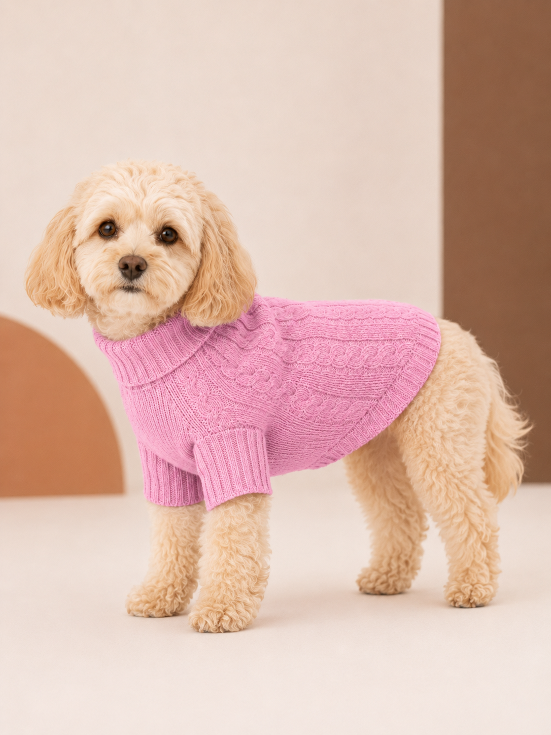 Cashmere Pet Sweater with Sleeves for Dogs & Cats