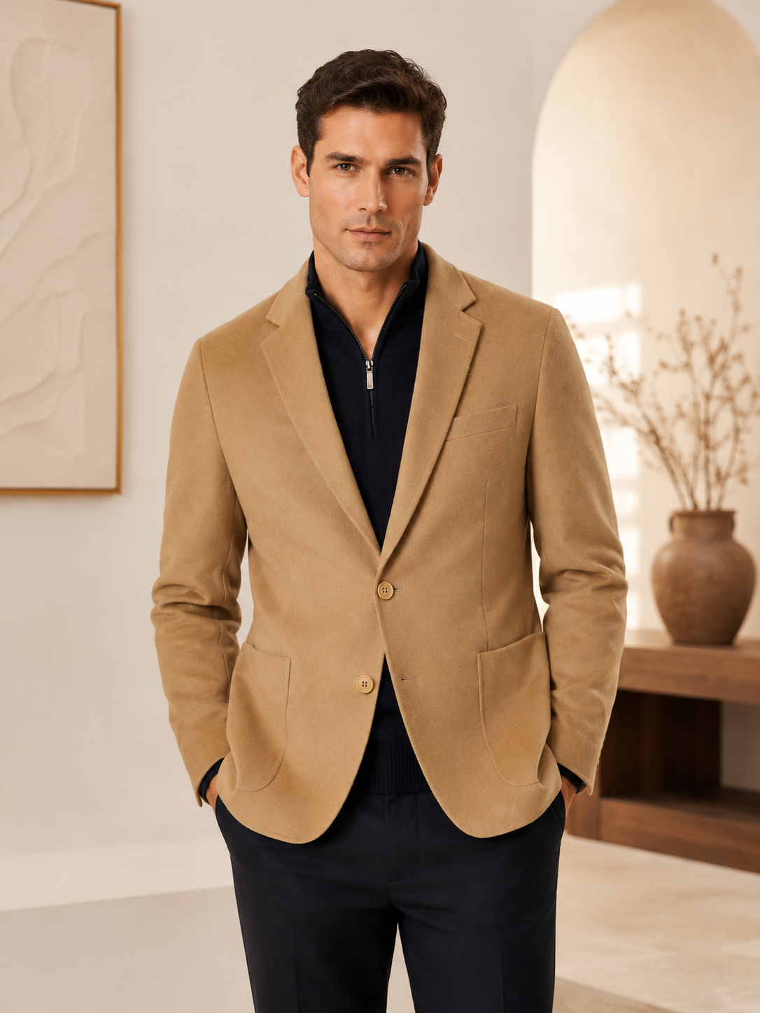 Cashmere Sport Coat for Men