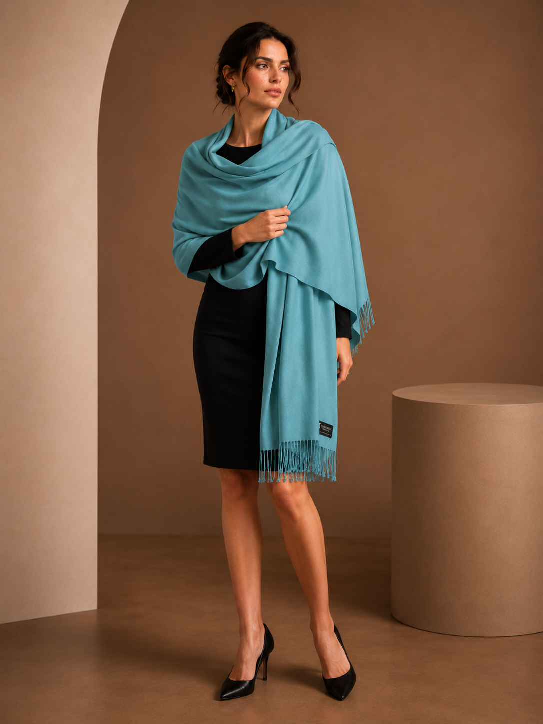 Pashmina and Silk Wrap