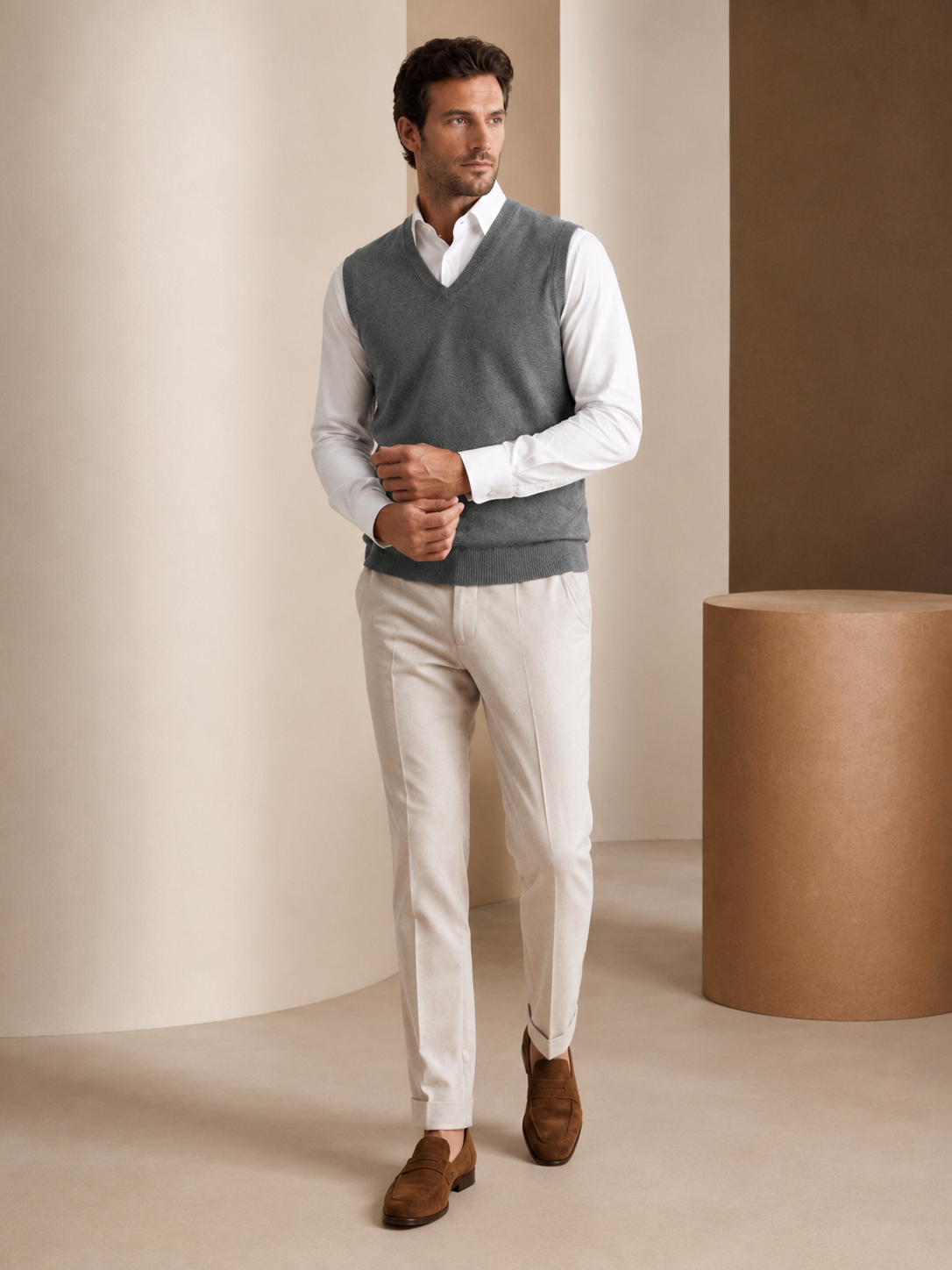 Men's Cashmere Vest