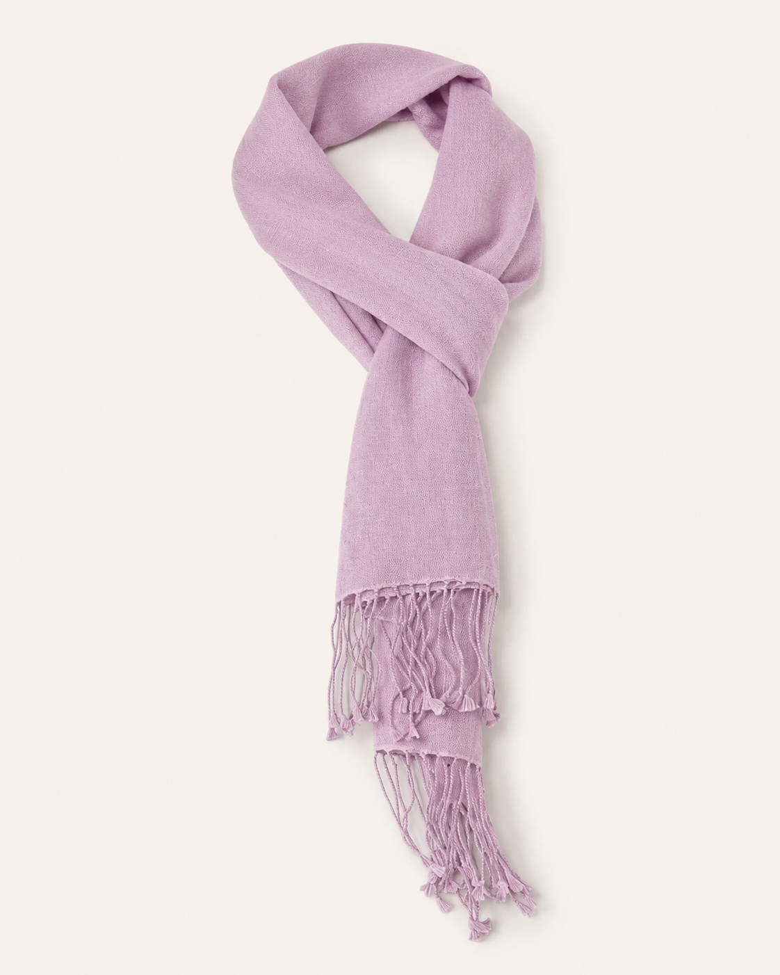 Cashmere and Silk Scarf - Faded Lilac