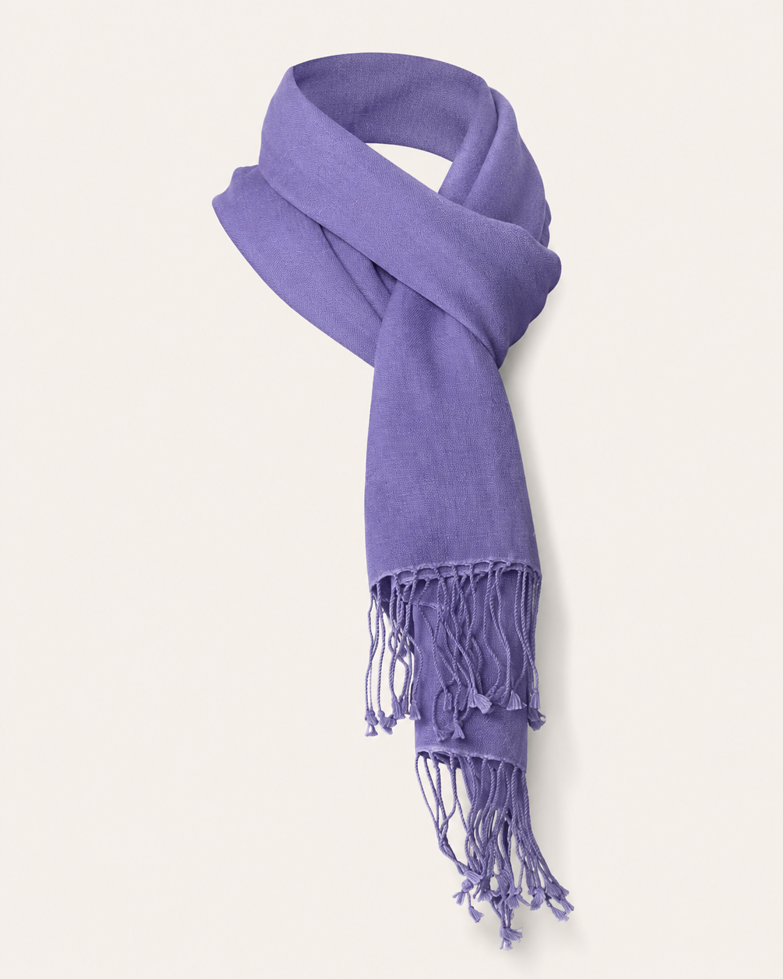Cashmere and Silk Scarf - Purple Iris